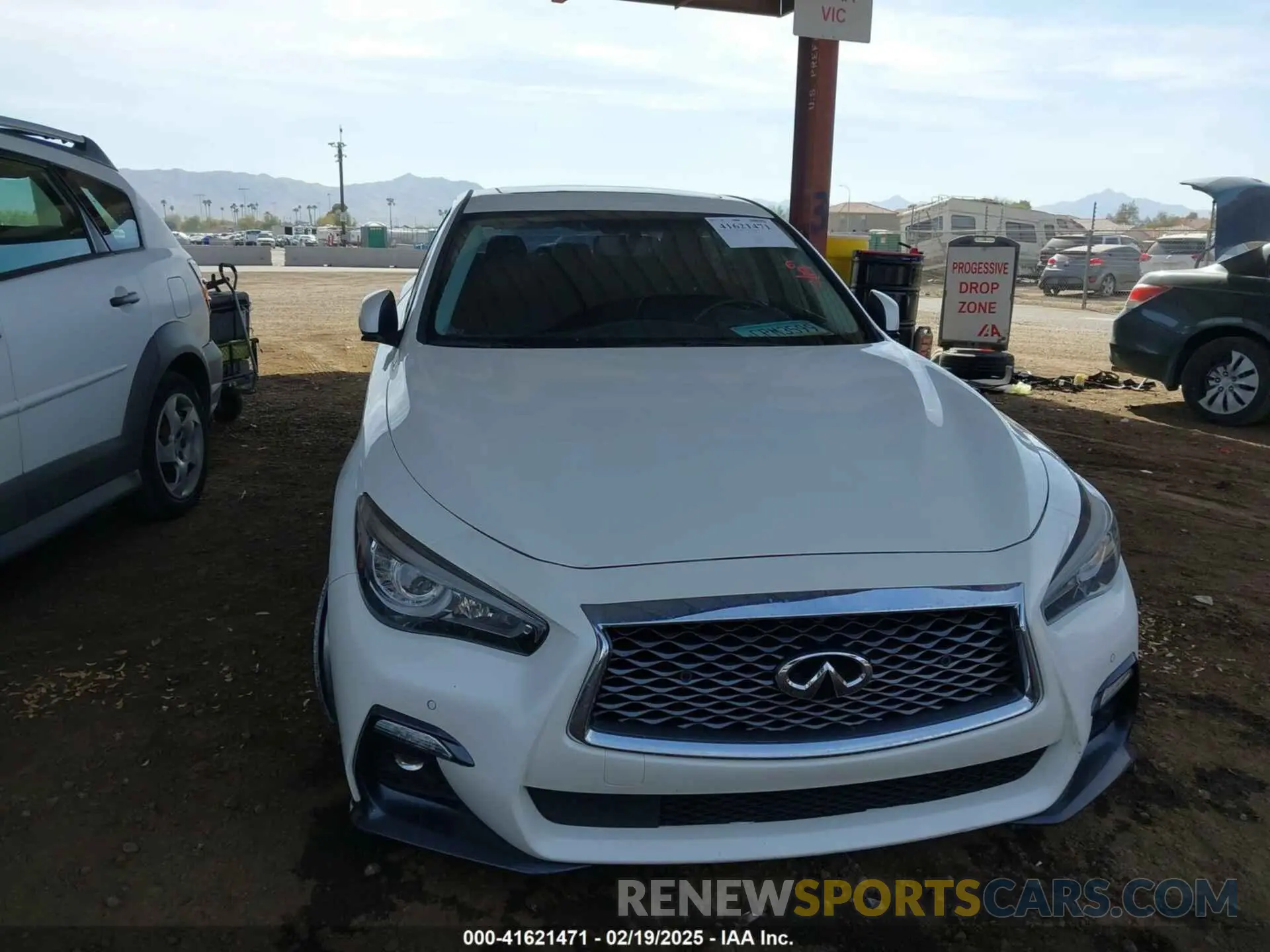 6 Фотография поврежденного автомобиля JN1EV7AP7LM200997 INFINITI Q50 2020