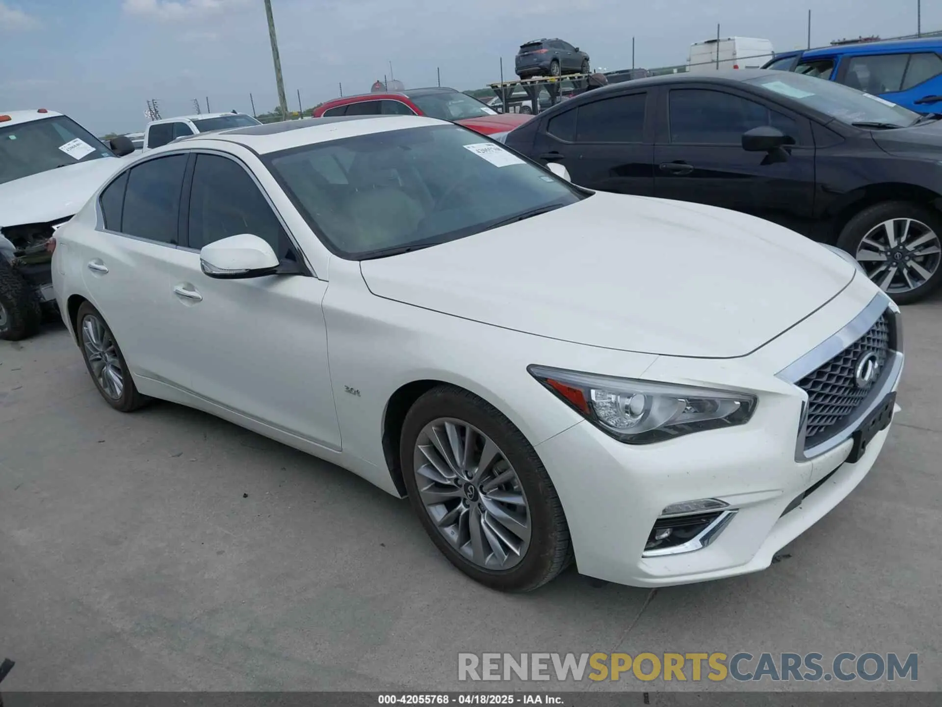 1 Фотография поврежденного автомобиля JN1EV7AP7LM201535 INFINITI Q50 2020