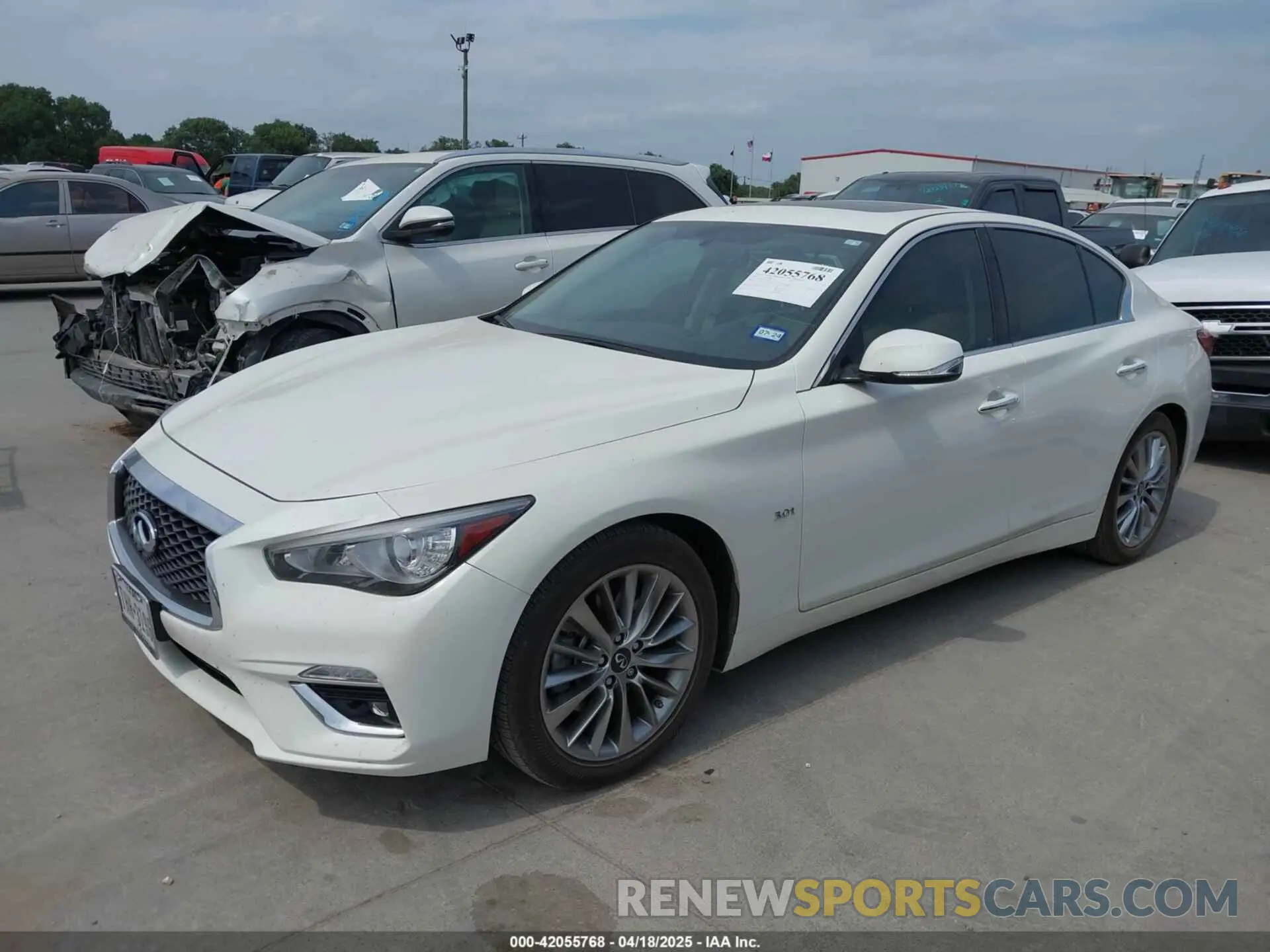 2 Фотография поврежденного автомобиля JN1EV7AP7LM201535 INFINITI Q50 2020