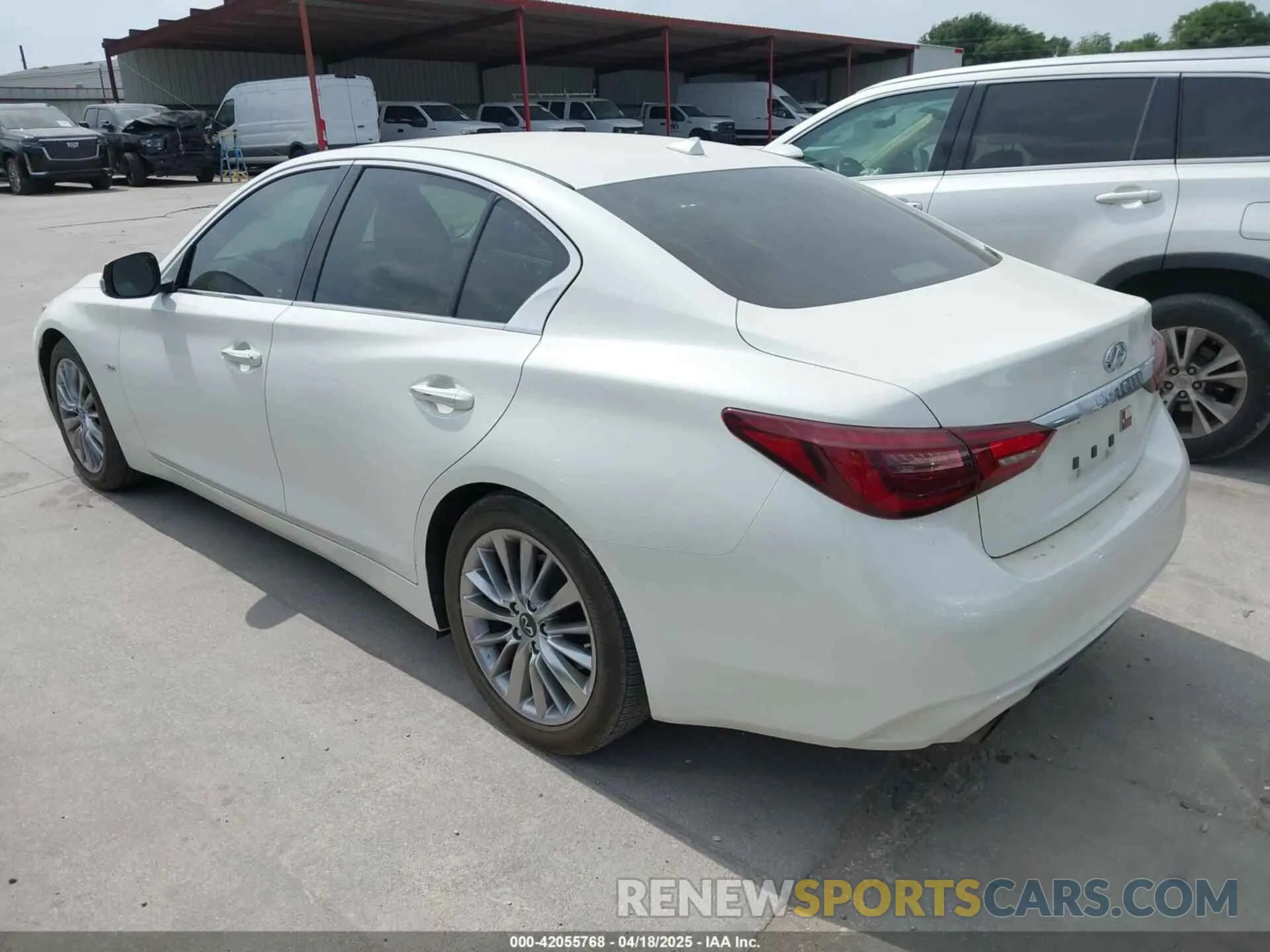 3 Фотография поврежденного автомобиля JN1EV7AP7LM201535 INFINITI Q50 2020
