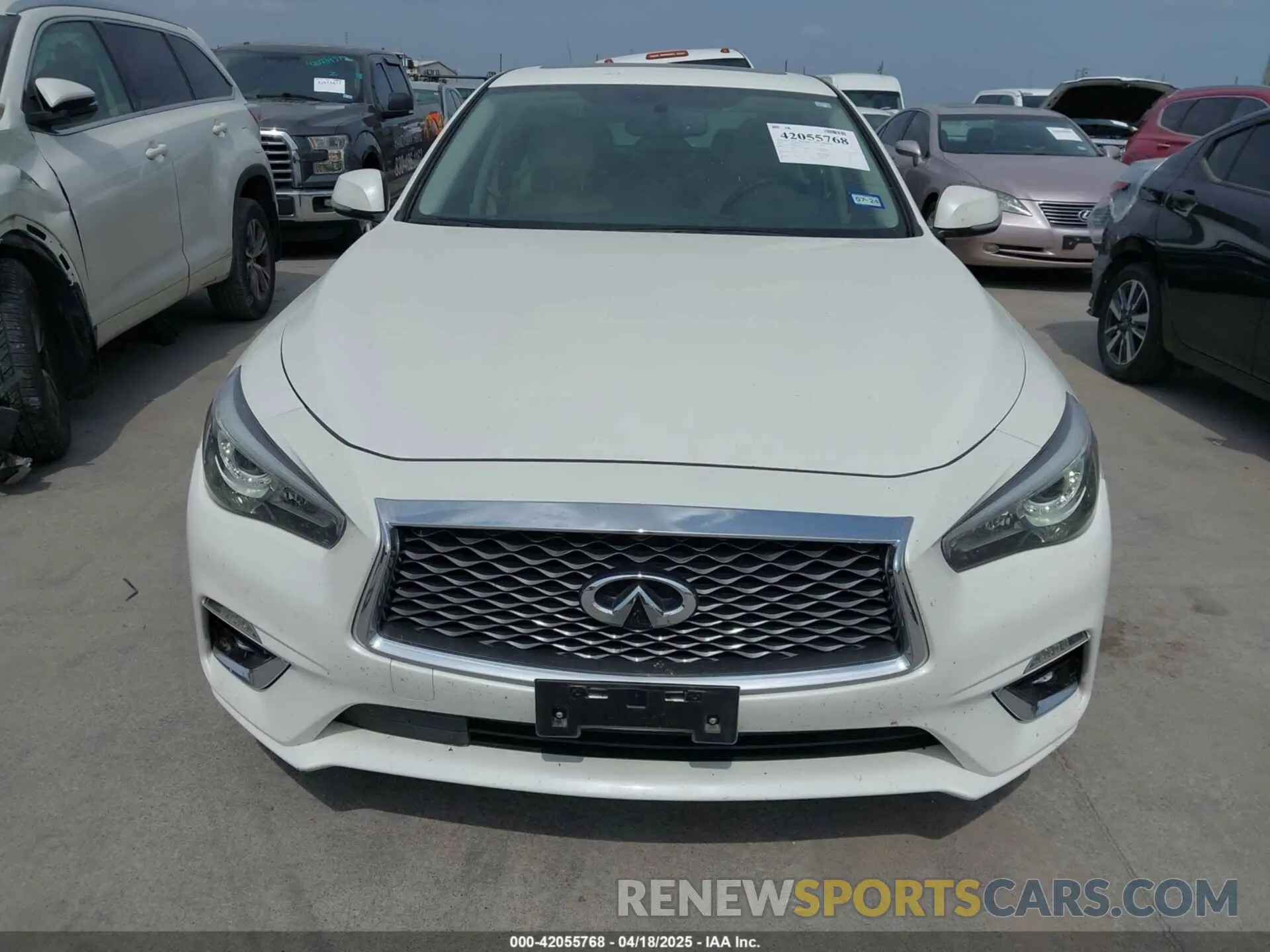 6 Фотография поврежденного автомобиля JN1EV7AP7LM201535 INFINITI Q50 2020