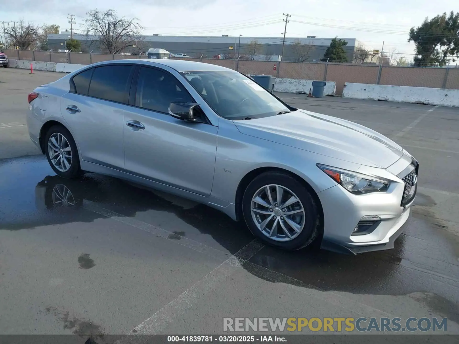 1 Photograph of a damaged car JN1EV7AP7LM208145 INFINITI Q50 2020
