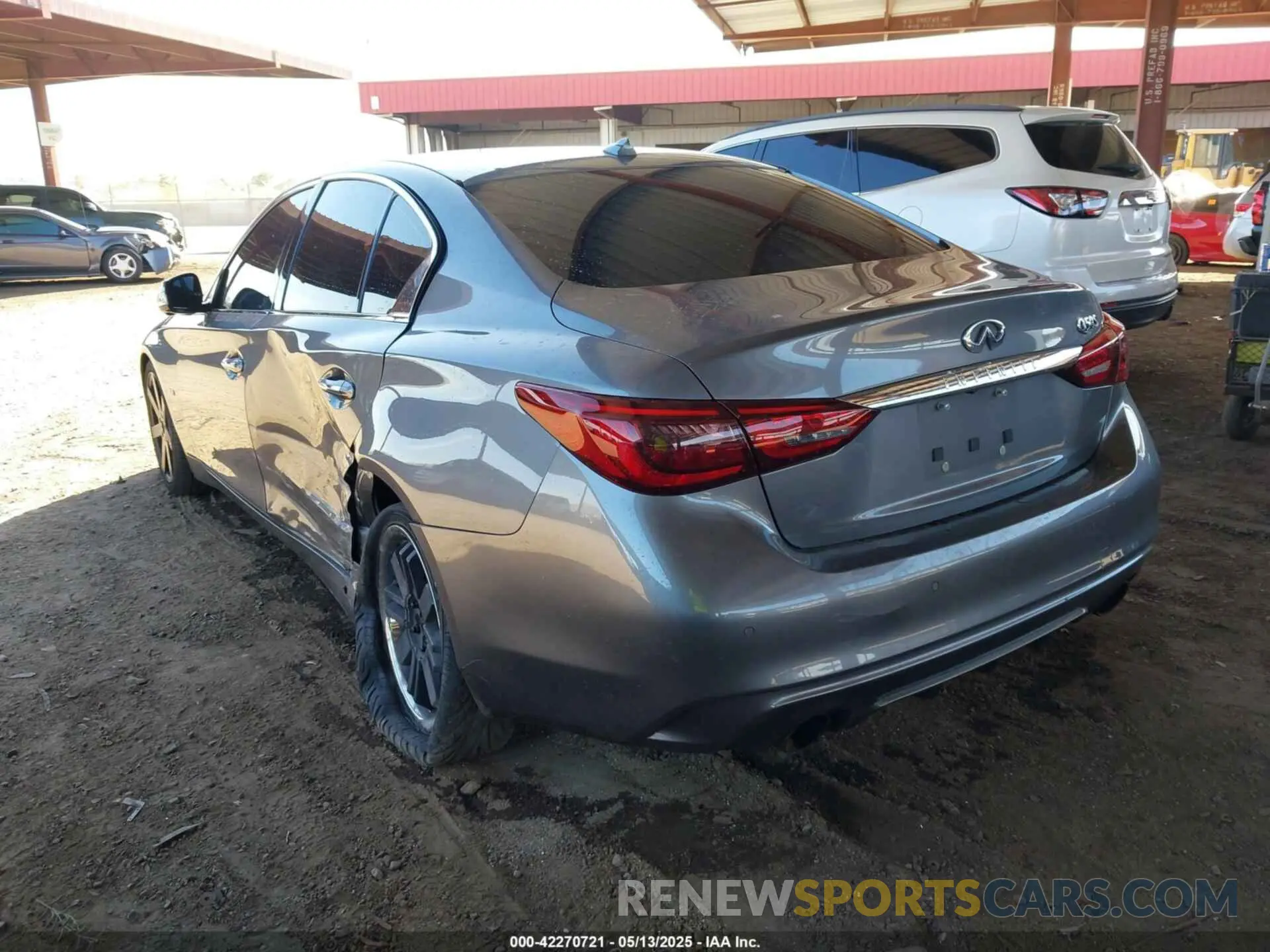 3 Фотография поврежденного автомобиля JN1EV7AP8LM200197 INFINITI Q50 2020
