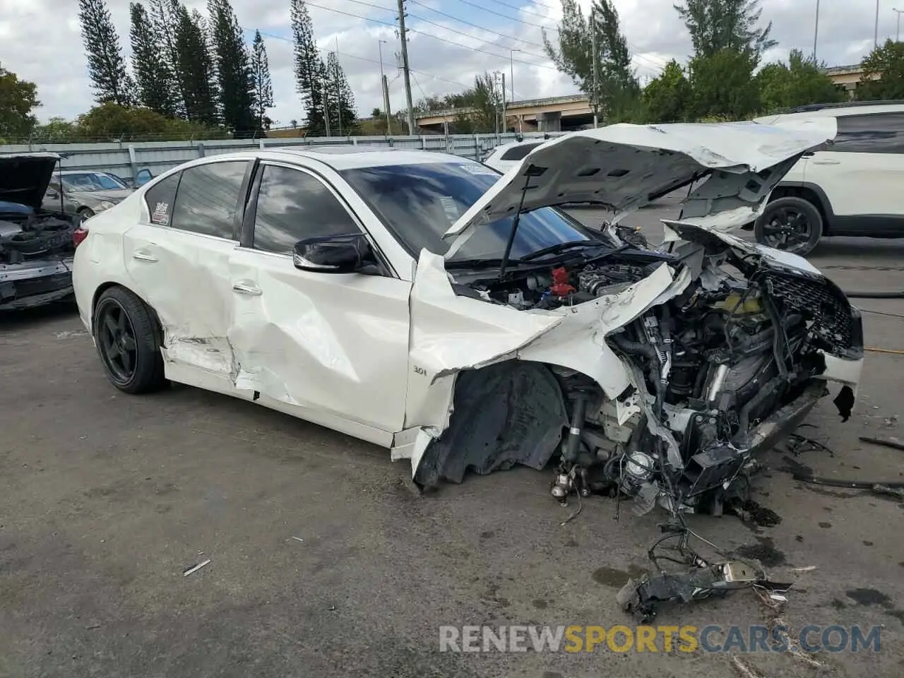 4 Photograph of a damaged car JN1EV7AP8LM201107 INFINITI Q50 2020