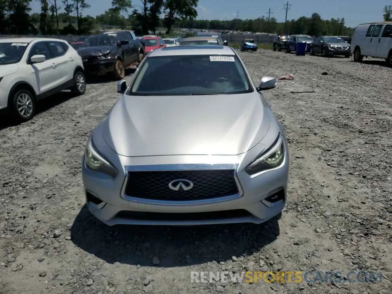 5 Photograph of a damaged car JN1EV7AP8LM206579 INFINITI Q50 2020