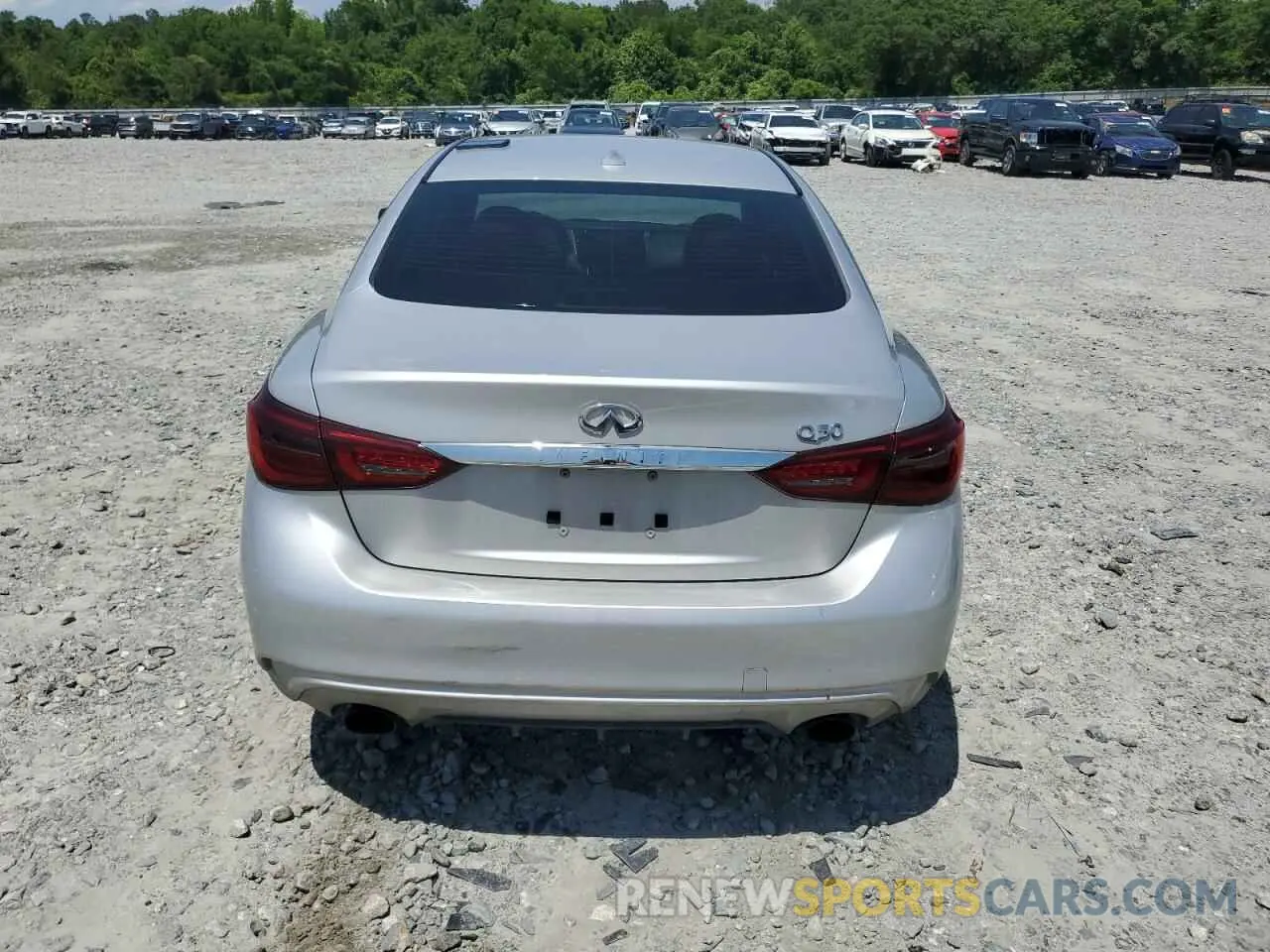 6 Photograph of a damaged car JN1EV7AP8LM206579 INFINITI Q50 2020