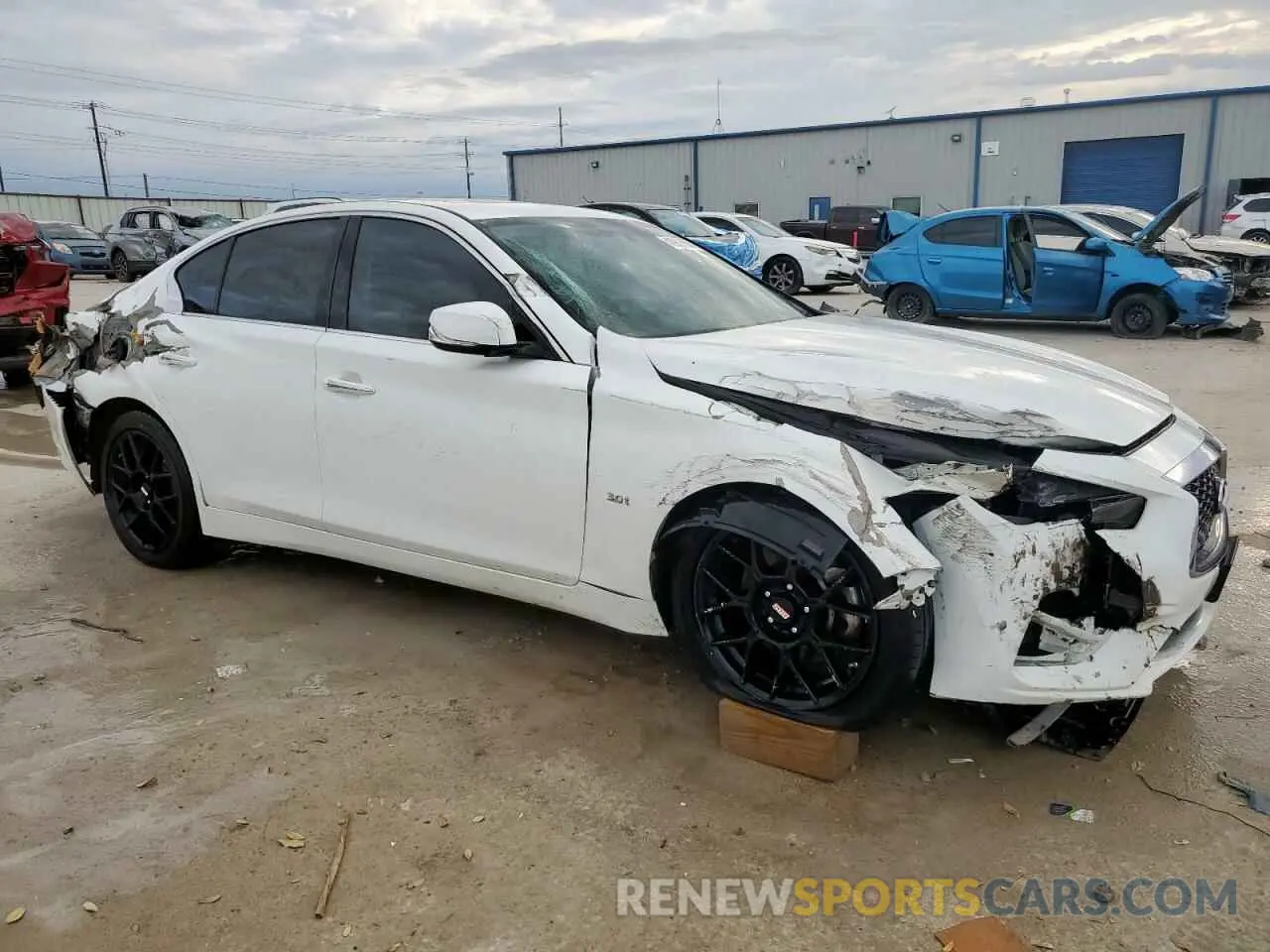 4 Фотография поврежденного автомобиля JN1EV7AP8LM207991 INFINITI Q50 2020