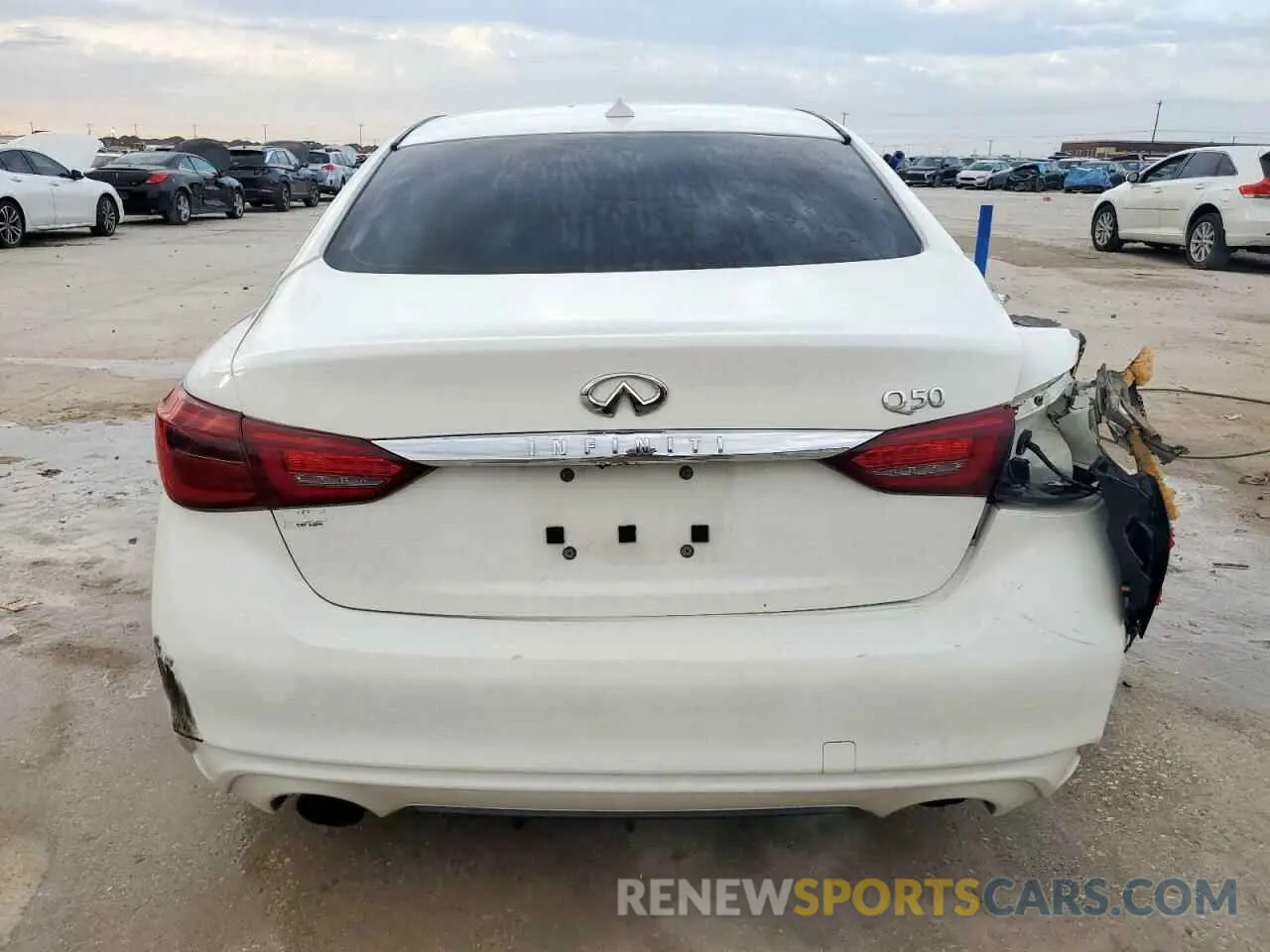 6 Фотография поврежденного автомобиля JN1EV7AP8LM207991 INFINITI Q50 2020