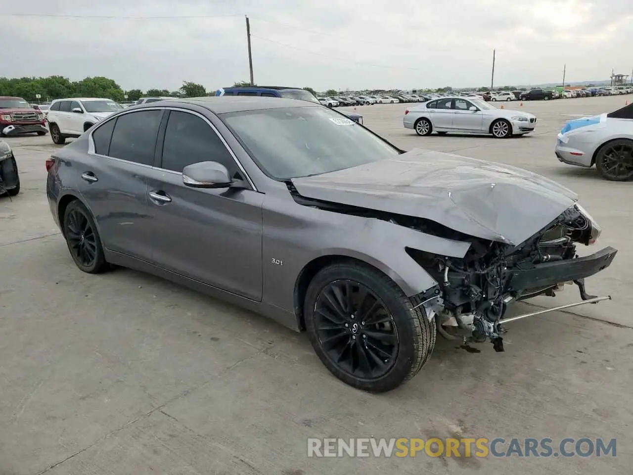 4 Фотография поврежденного автомобиля JN1EV7AP9LM202864 INFINITI Q50 2020