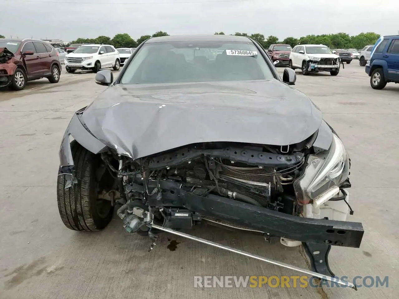 5 Фотография поврежденного автомобиля JN1EV7AP9LM202864 INFINITI Q50 2020