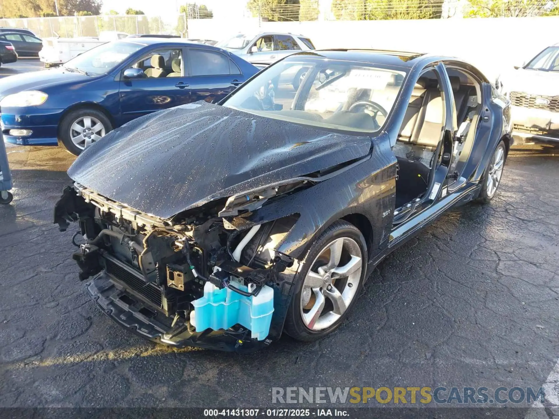 2 Photograph of a damaged car JN1EV7AP9LM203187 INFINITI Q50 2020