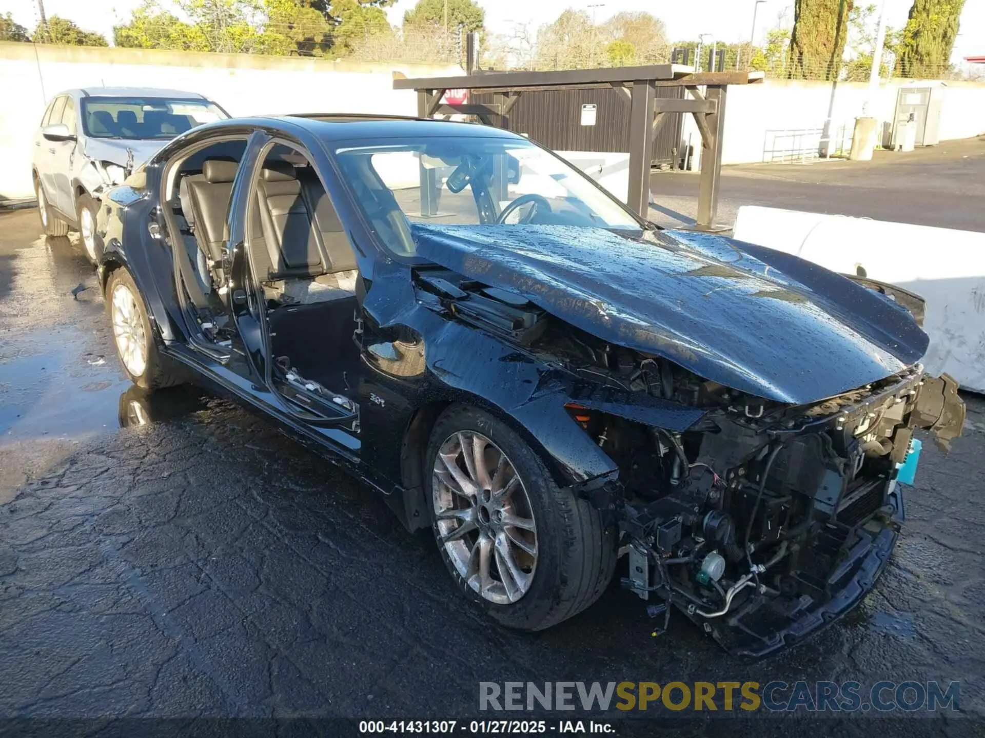 6 Photograph of a damaged car JN1EV7AP9LM203187 INFINITI Q50 2020