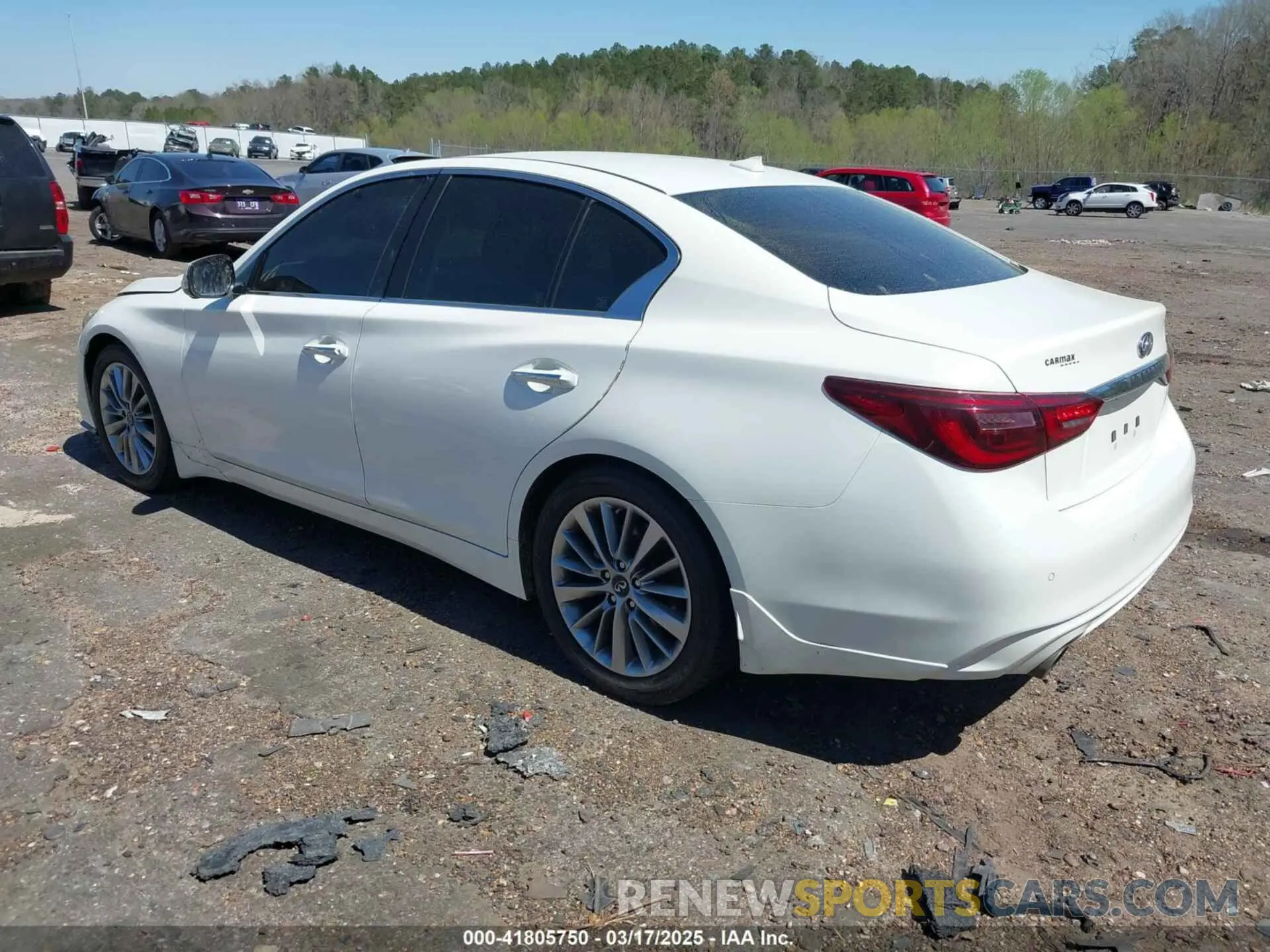 3 Фотография поврежденного автомобиля JN1EV7AP9LM203755 INFINITI Q50 2020