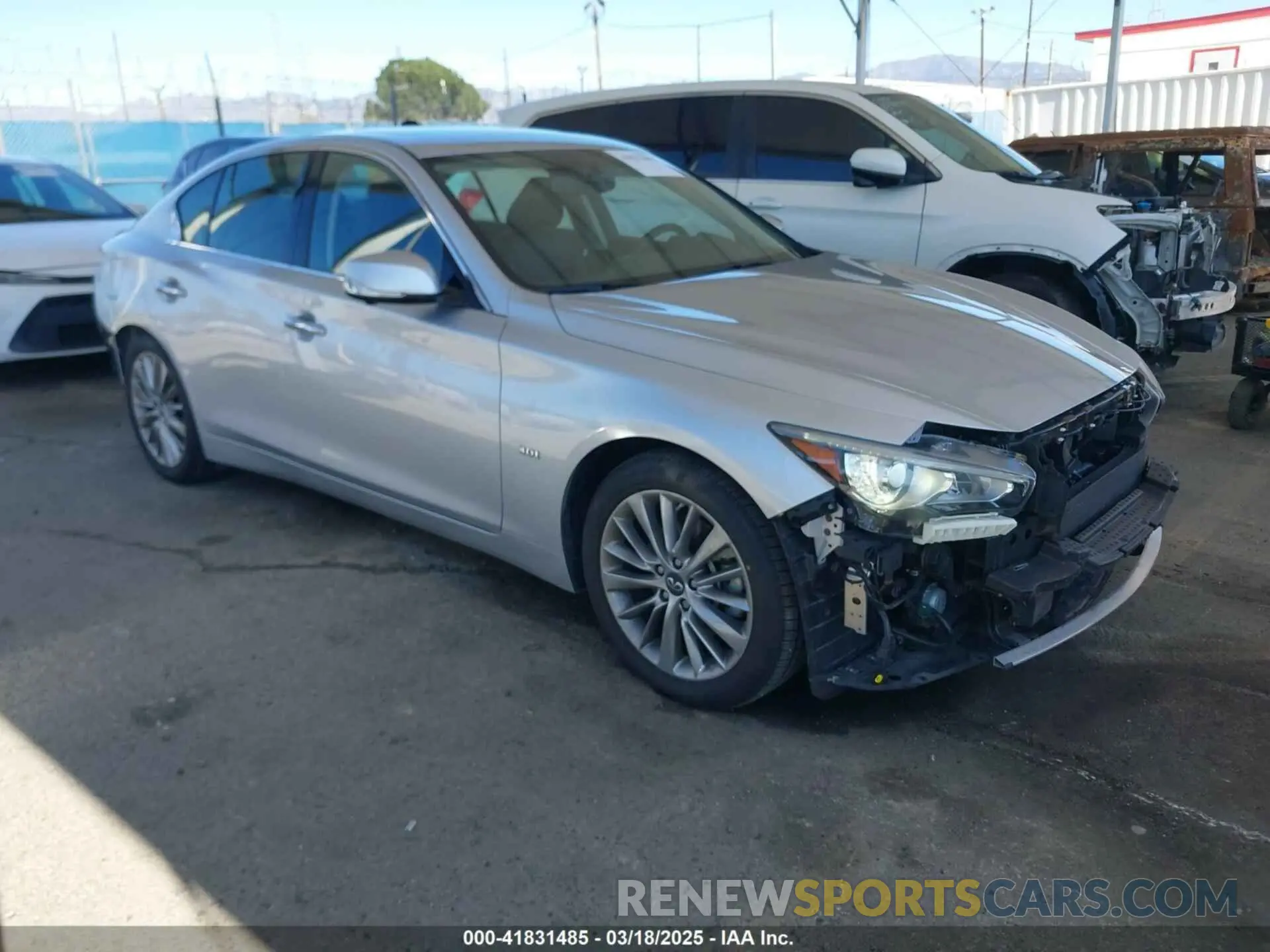 1 Photograph of a damaged car JN1EV7AP9LM203769 INFINITI Q50 2020