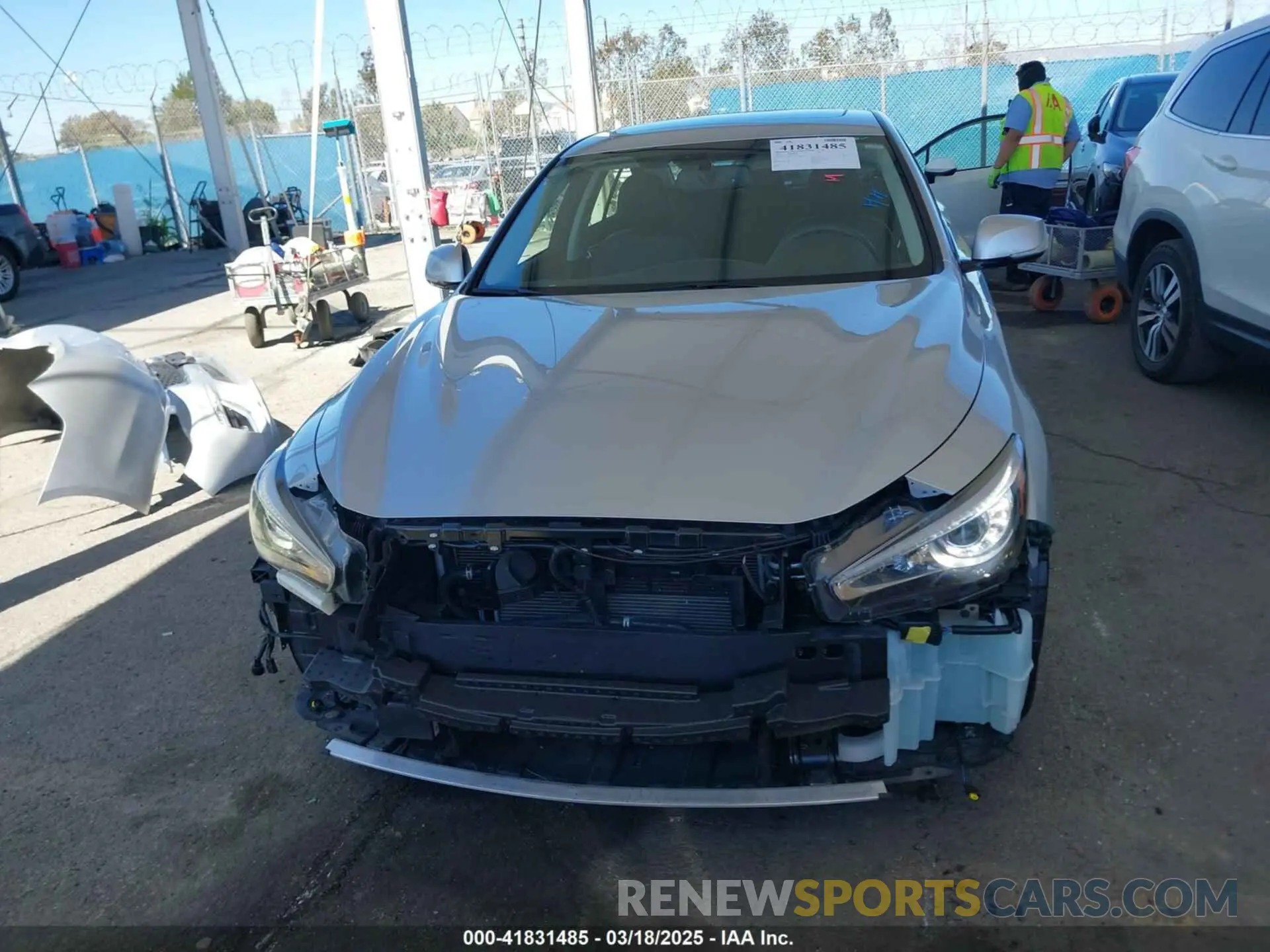 13 Photograph of a damaged car JN1EV7AP9LM203769 INFINITI Q50 2020