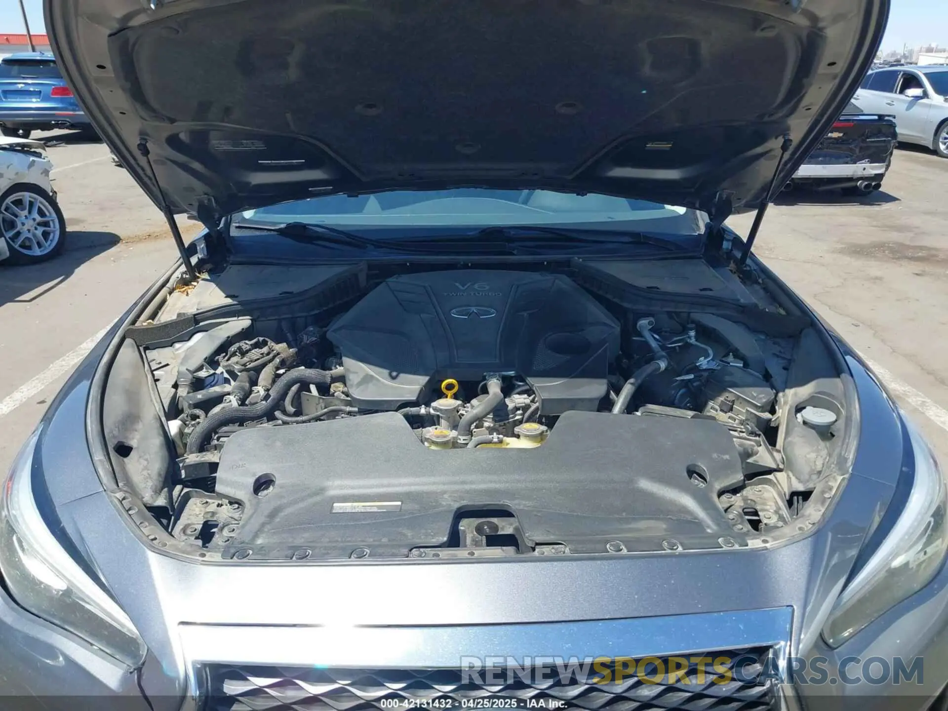 10 Photograph of a damaged car JN1EV7AP9LM205277 INFINITI Q50 2020