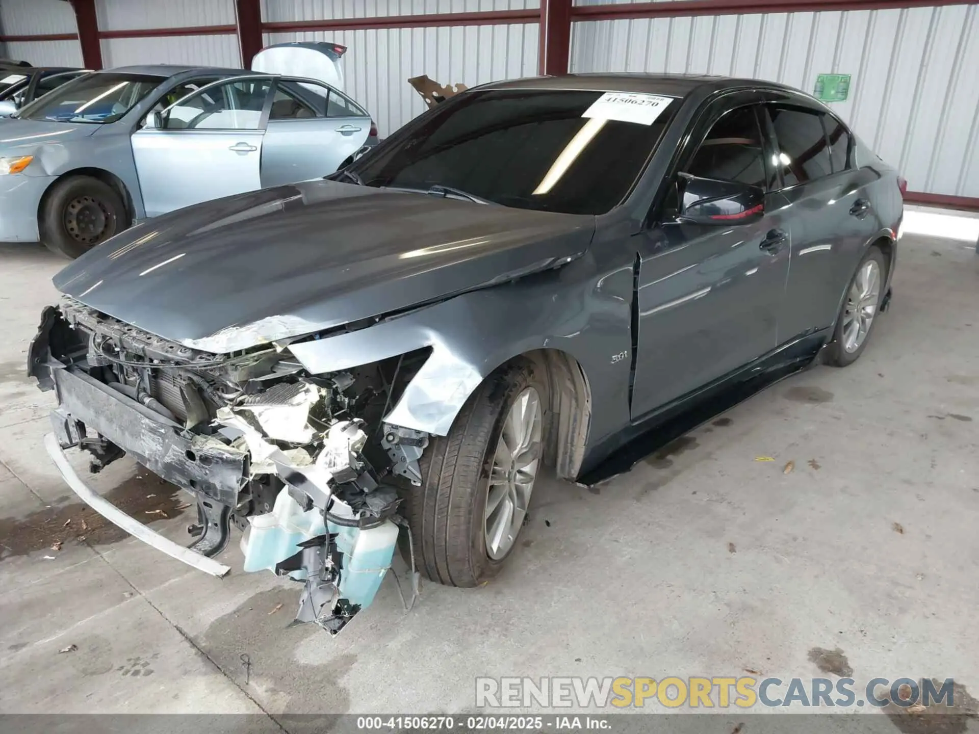 2 Photograph of a damaged car JN1EV7AP9LM207725 INFINITI Q50 2020
