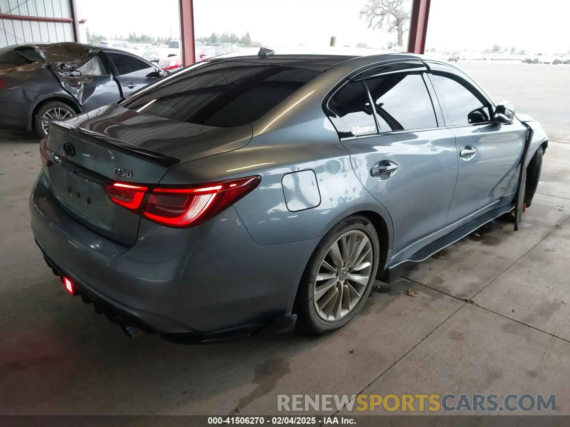 4 Photograph of a damaged car JN1EV7AP9LM207725 INFINITI Q50 2020