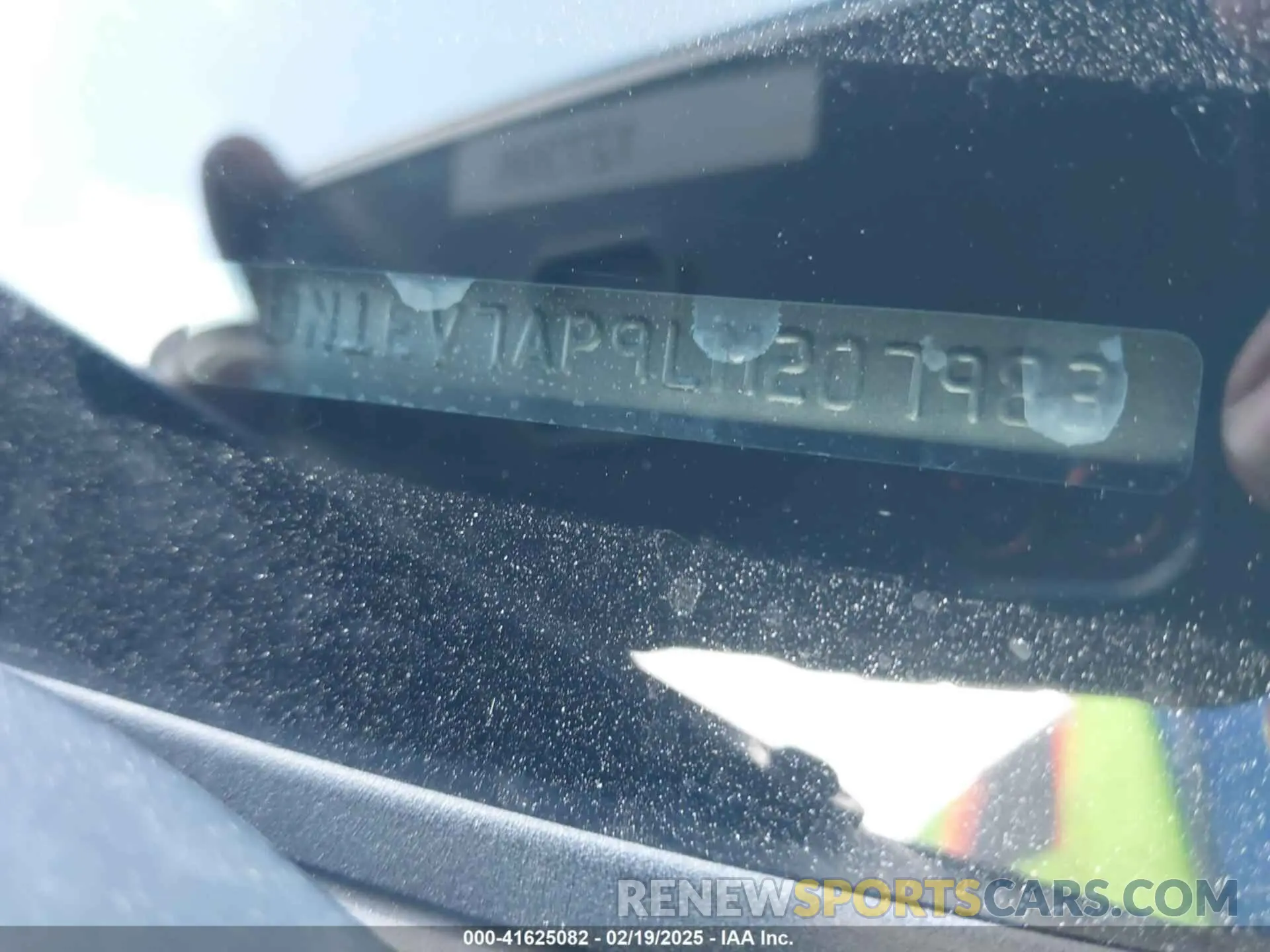 9 Photograph of a damaged car JN1EV7AP9LM207983 INFINITI Q50 2020