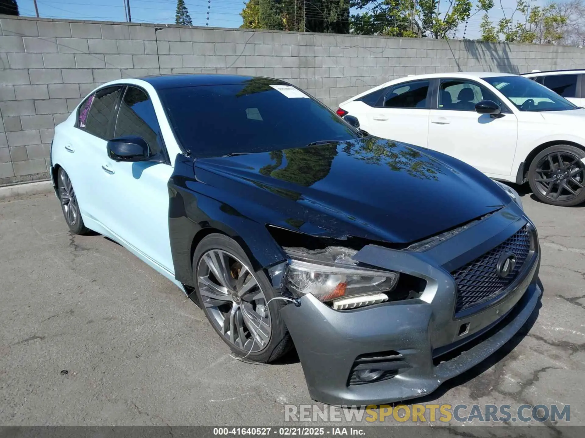 1 Фотография поврежденного автомобиля JN1EV7AP9LM207997 INFINITI Q50 2020