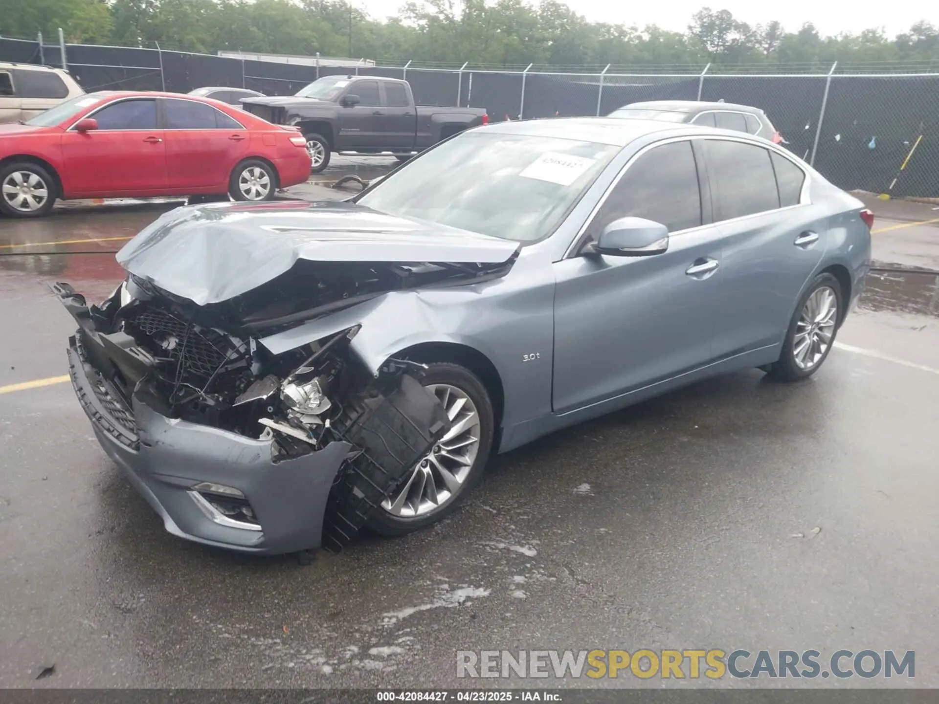 2 Фотография поврежденного автомобиля JN1EV7APXLM205739 INFINITI Q50 2020