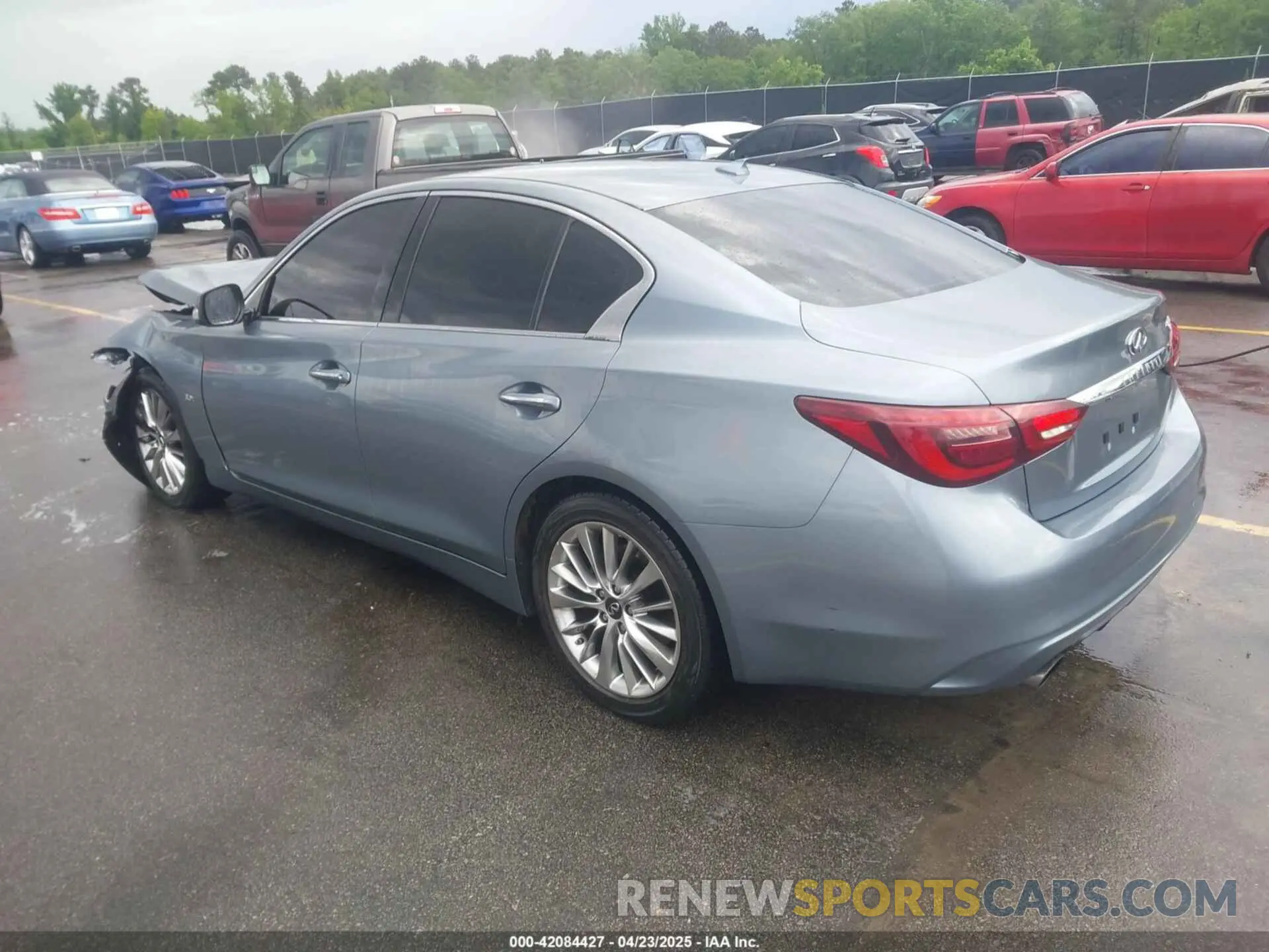 3 Фотография поврежденного автомобиля JN1EV7APXLM205739 INFINITI Q50 2020