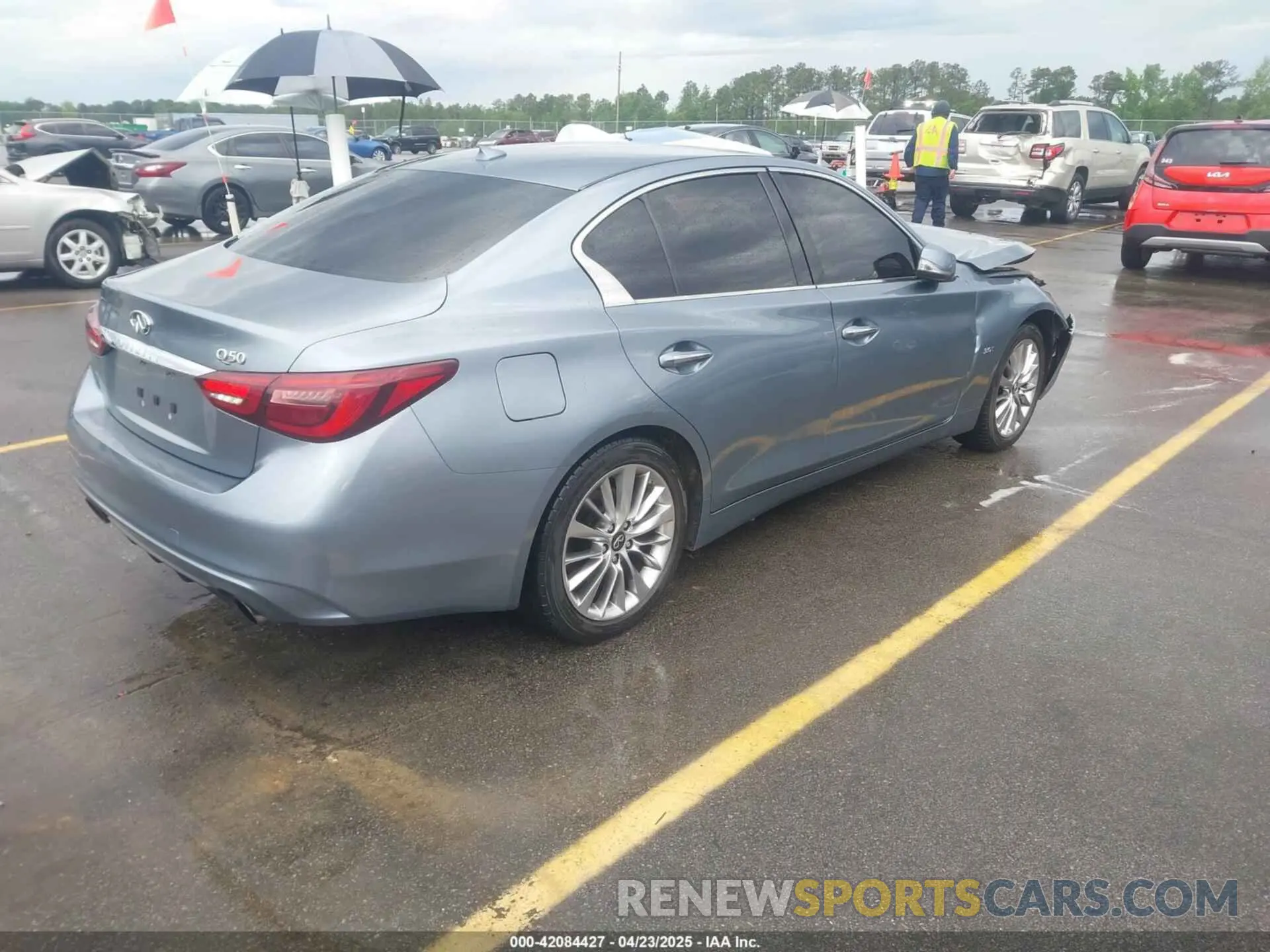 4 Фотография поврежденного автомобиля JN1EV7APXLM205739 INFINITI Q50 2020
