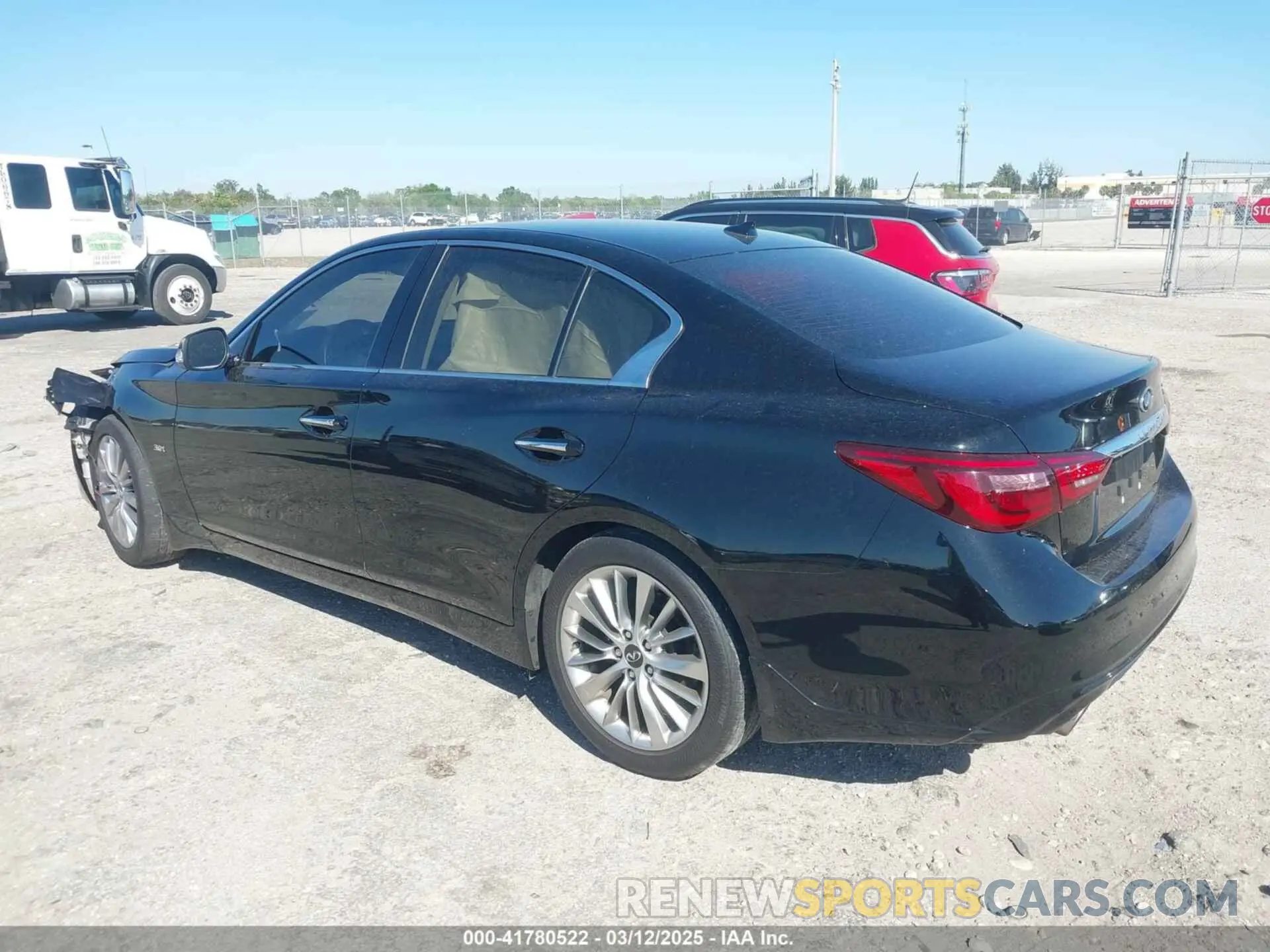 3 Фотография поврежденного автомобиля JN1EV7APXLM206065 INFINITI Q50 2020