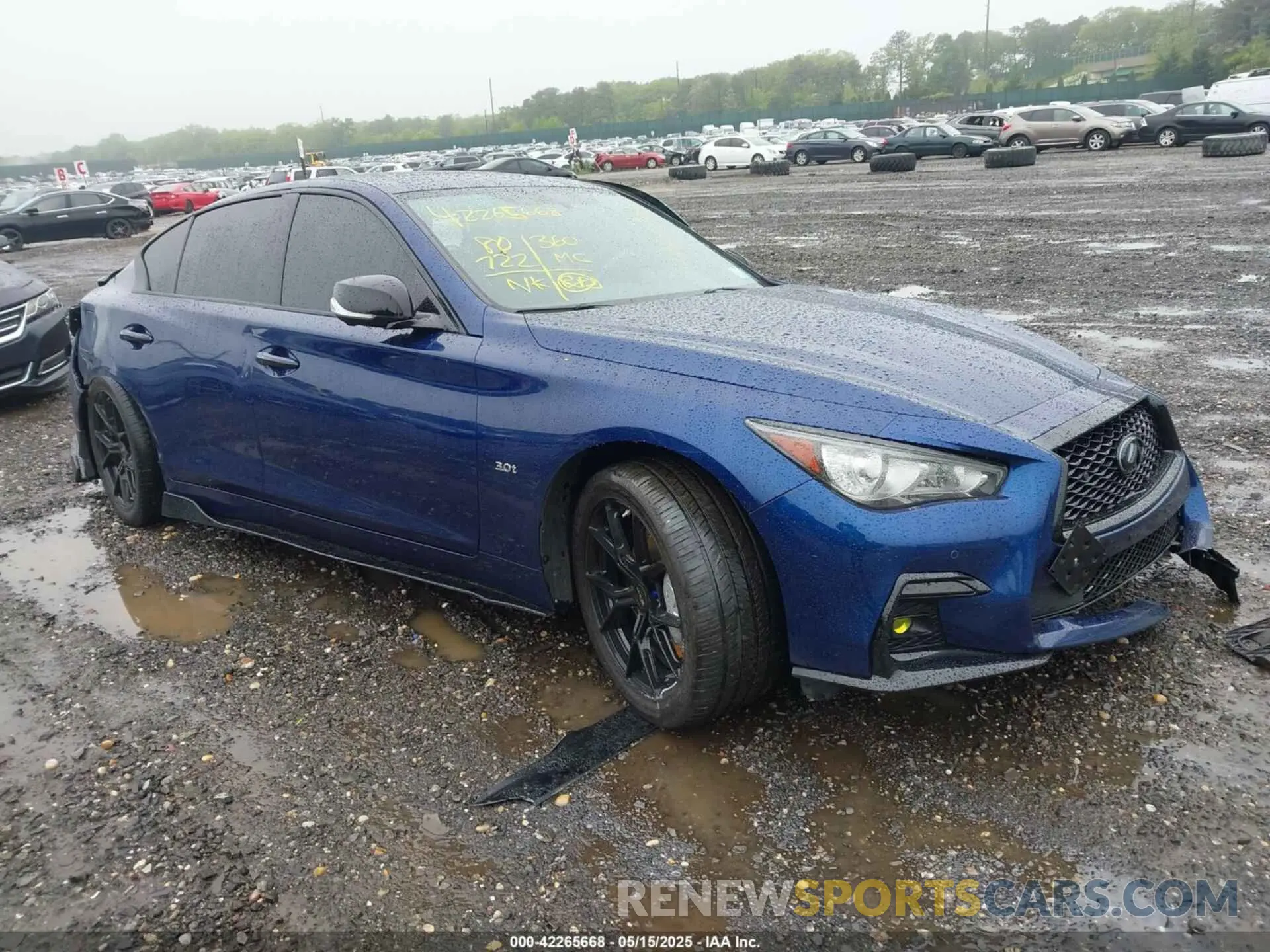 1 Фотография поврежденного автомобиля JN1EV7AR0LM256443 INFINITI Q50 2020