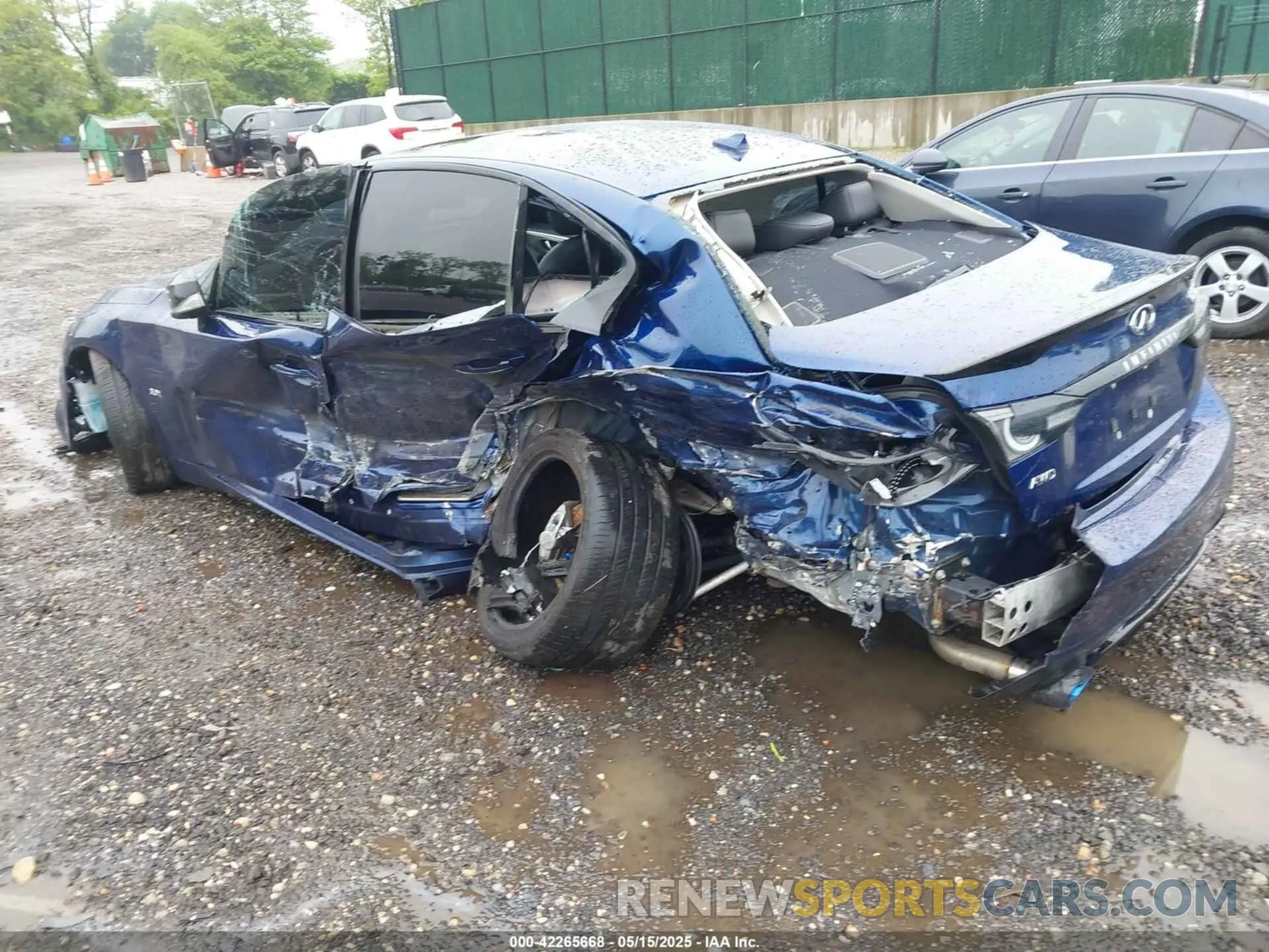 3 Фотография поврежденного автомобиля JN1EV7AR0LM256443 INFINITI Q50 2020