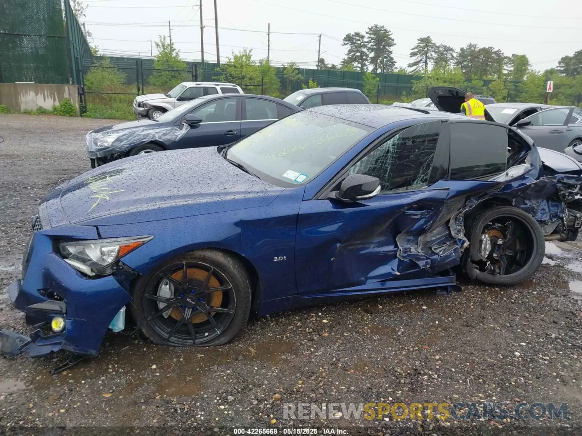 6 Фотография поврежденного автомобиля JN1EV7AR0LM256443 INFINITI Q50 2020
