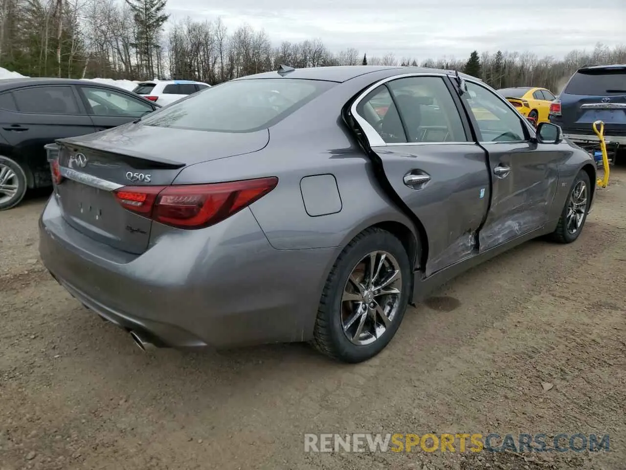 3 Фотография поврежденного автомобиля JN1EV7AR1LM254779 INFINITI Q50 2020