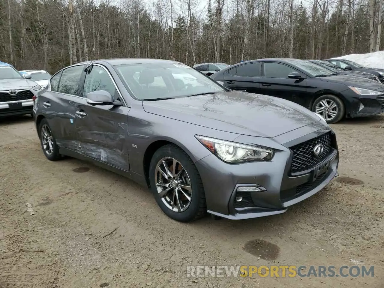 4 Фотография поврежденного автомобиля JN1EV7AR1LM254779 INFINITI Q50 2020