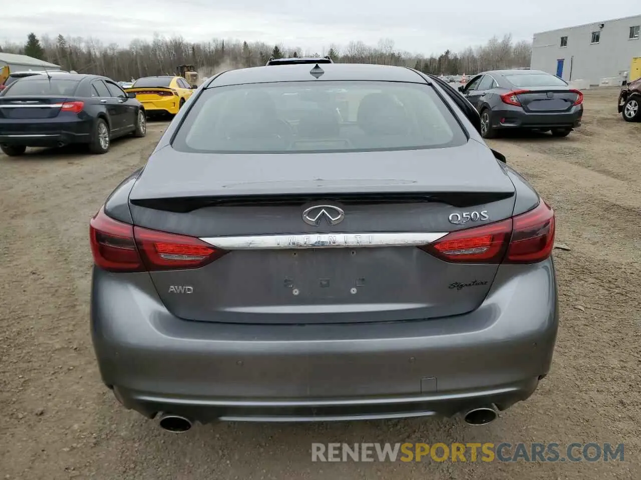 6 Фотография поврежденного автомобиля JN1EV7AR1LM254779 INFINITI Q50 2020