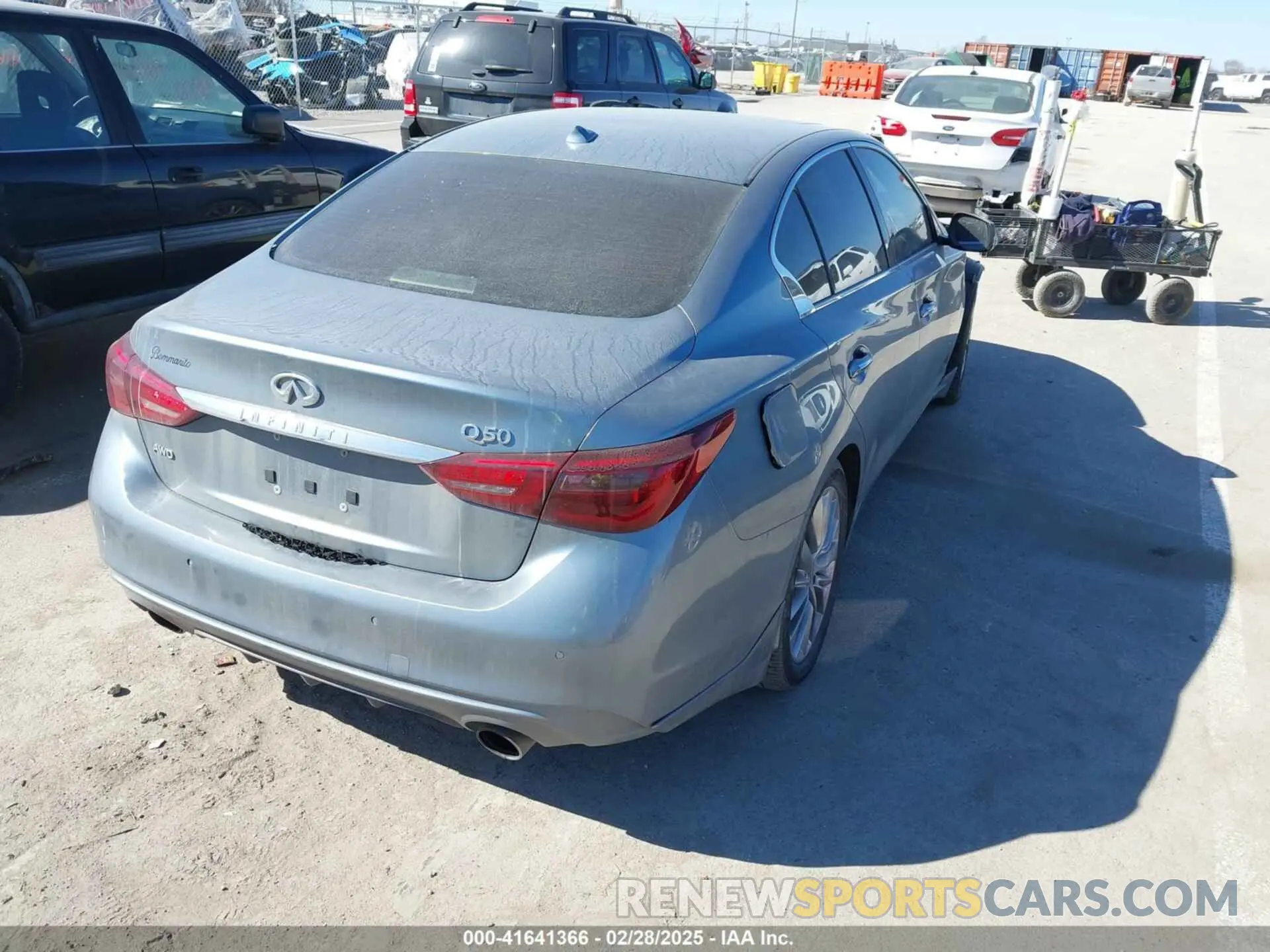 4 Photograph of a damaged car JN1EV7AR2LM250367 INFINITI Q50 2020