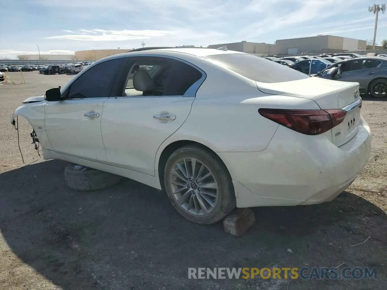 2 Photograph of a damaged car JN1EV7AR2LM250661 INFINITI Q50 2020