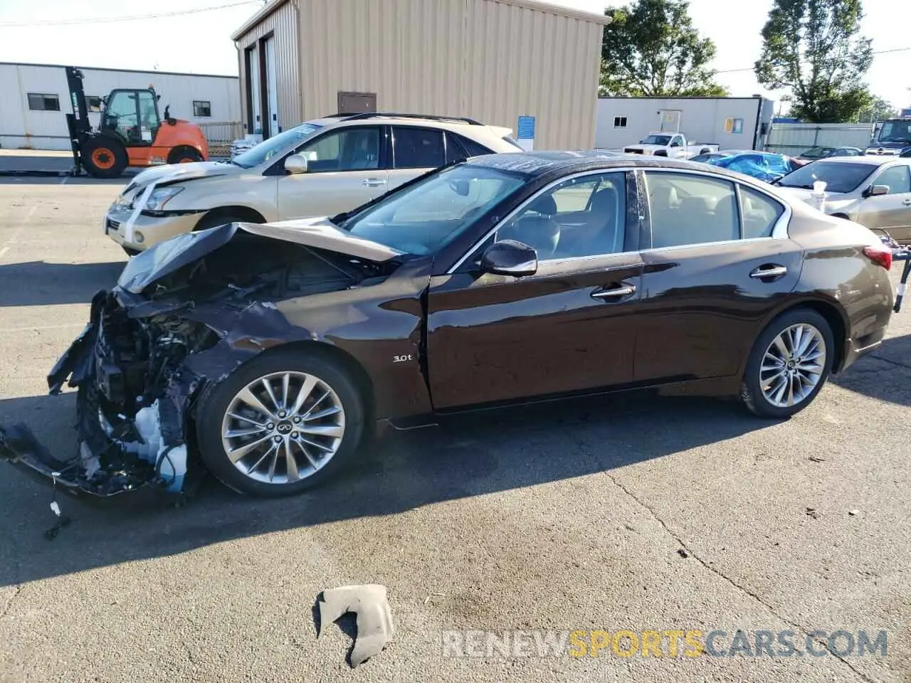 1 Photograph of a damaged car JN1EV7AR2LM250739 INFINITI Q50 2020
