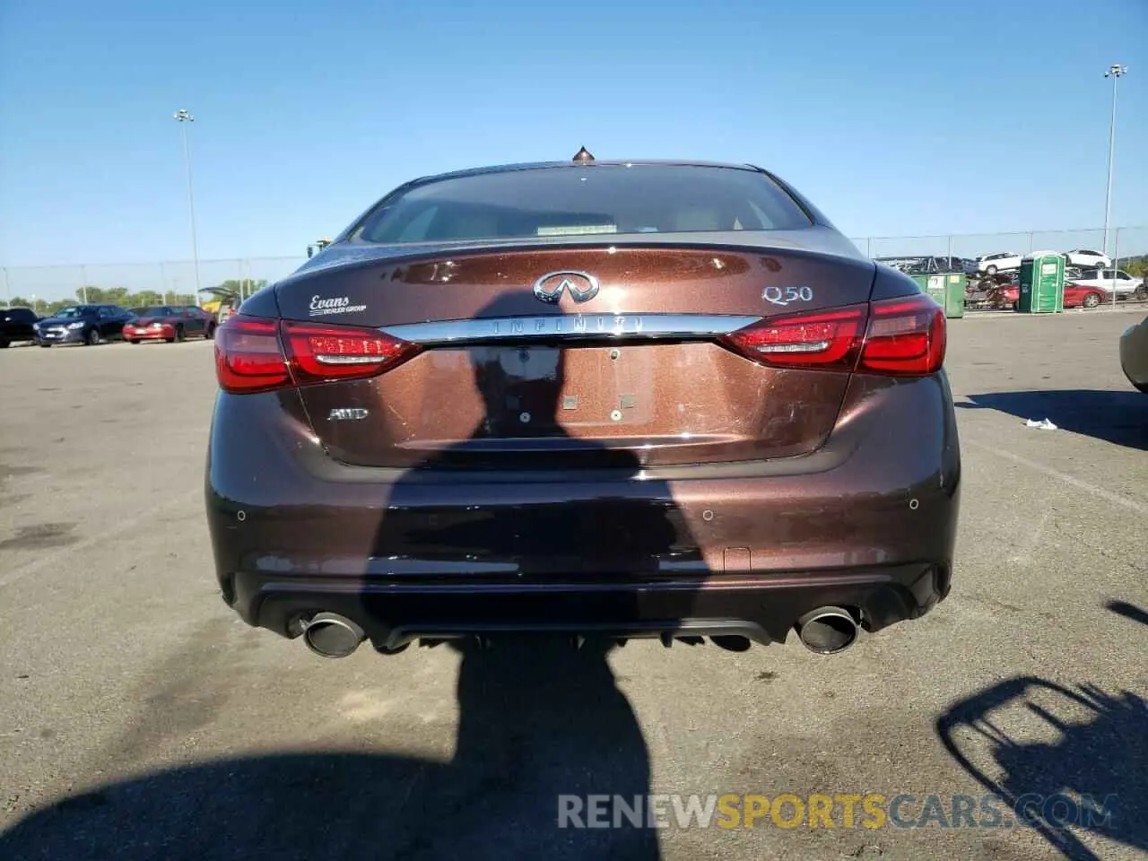 6 Photograph of a damaged car JN1EV7AR2LM250739 INFINITI Q50 2020