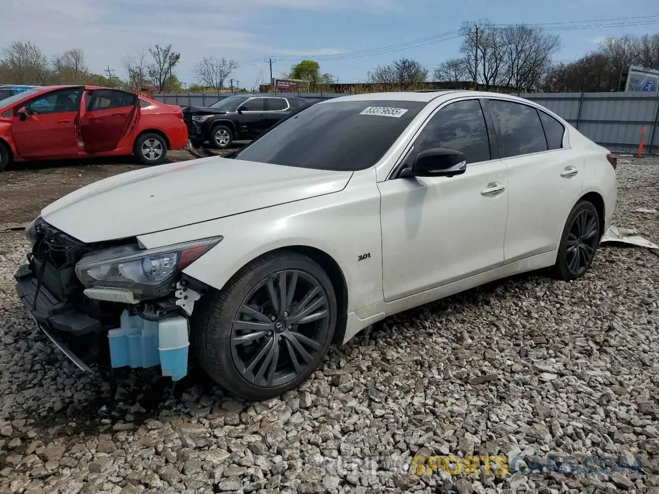 1 Фотография поврежденного автомобиля JN1EV7AR2LM254113 INFINITI Q50 2020
