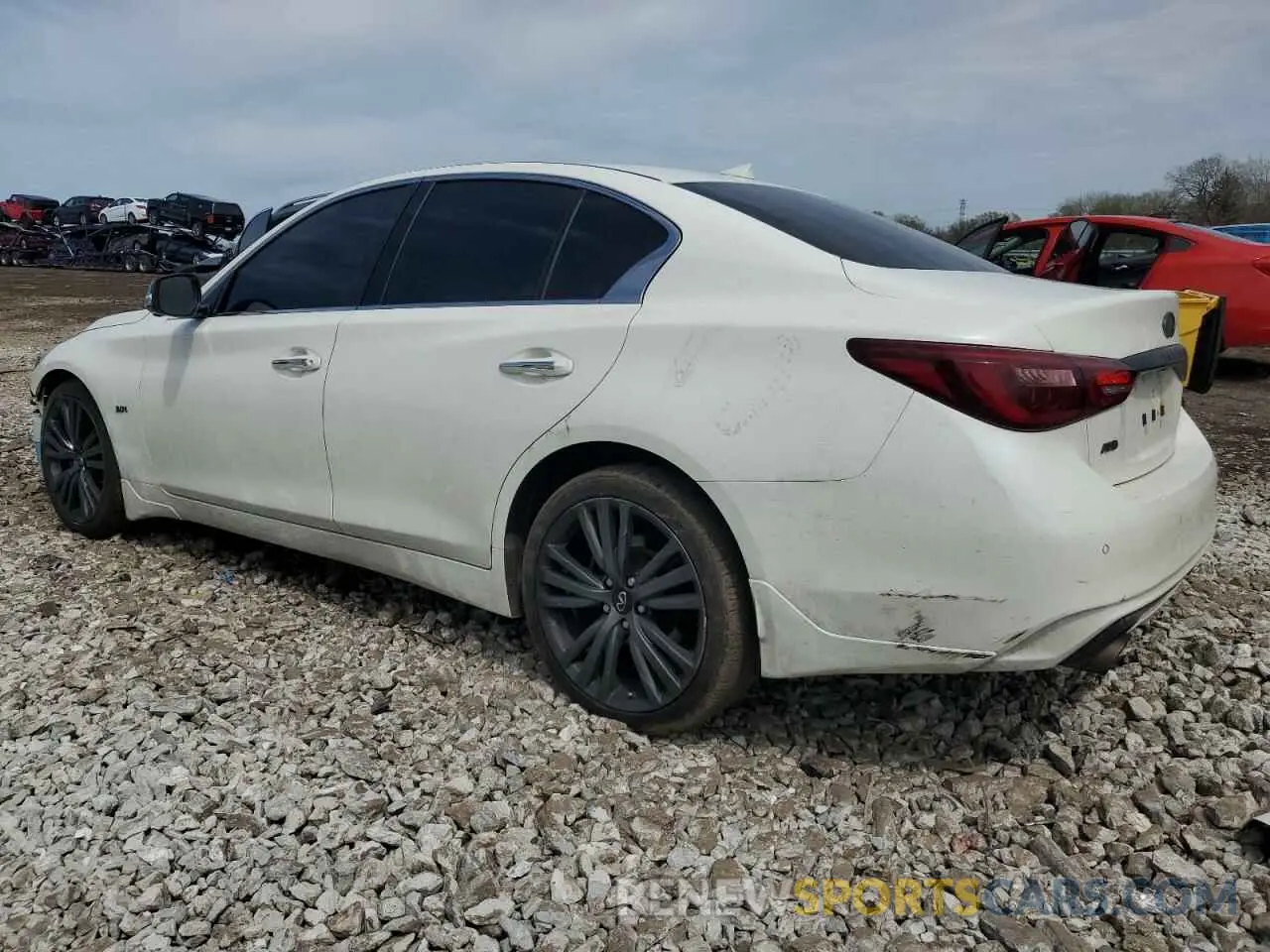 2 Фотография поврежденного автомобиля JN1EV7AR2LM254113 INFINITI Q50 2020