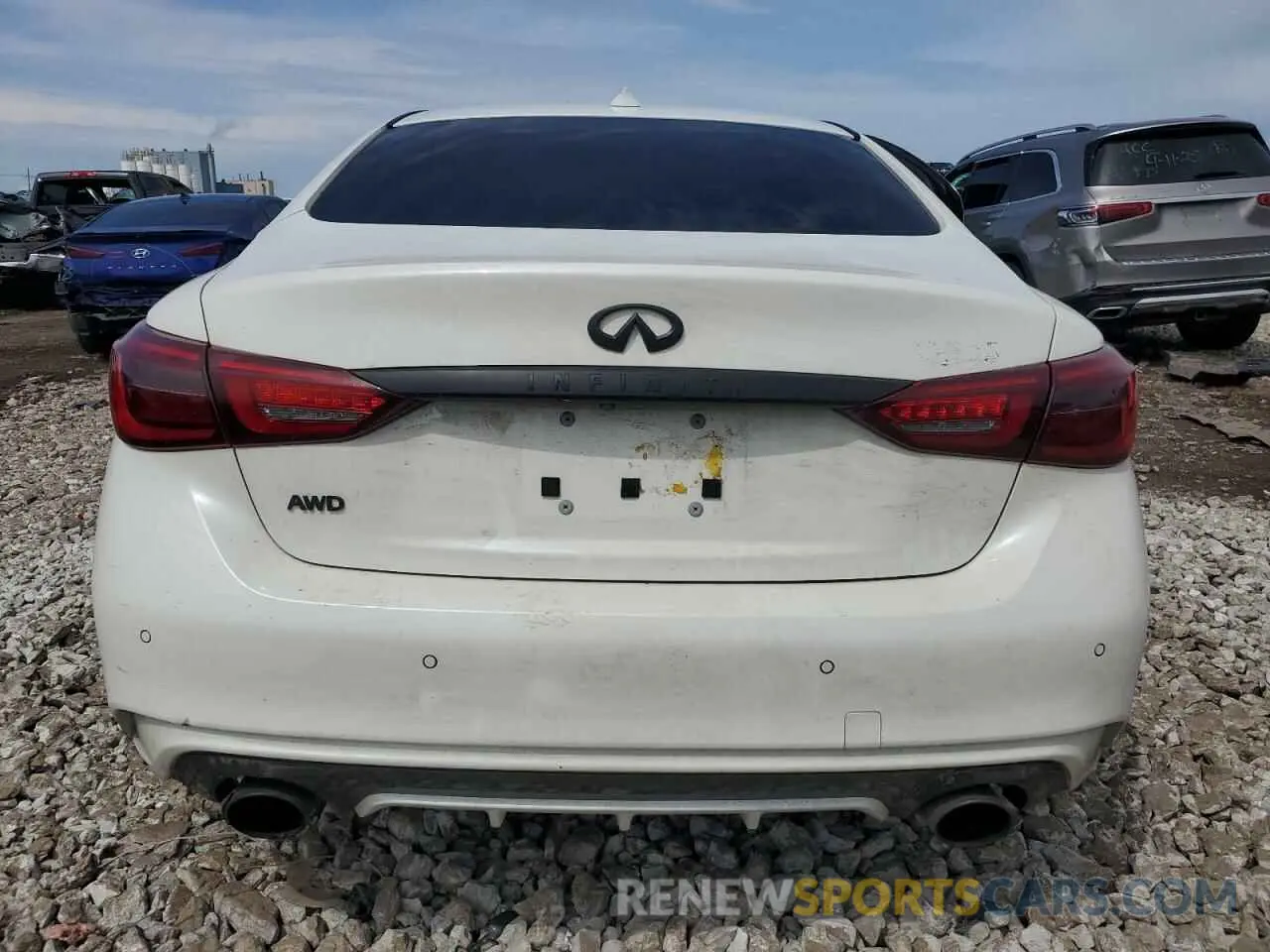 6 Фотография поврежденного автомобиля JN1EV7AR2LM254113 INFINITI Q50 2020