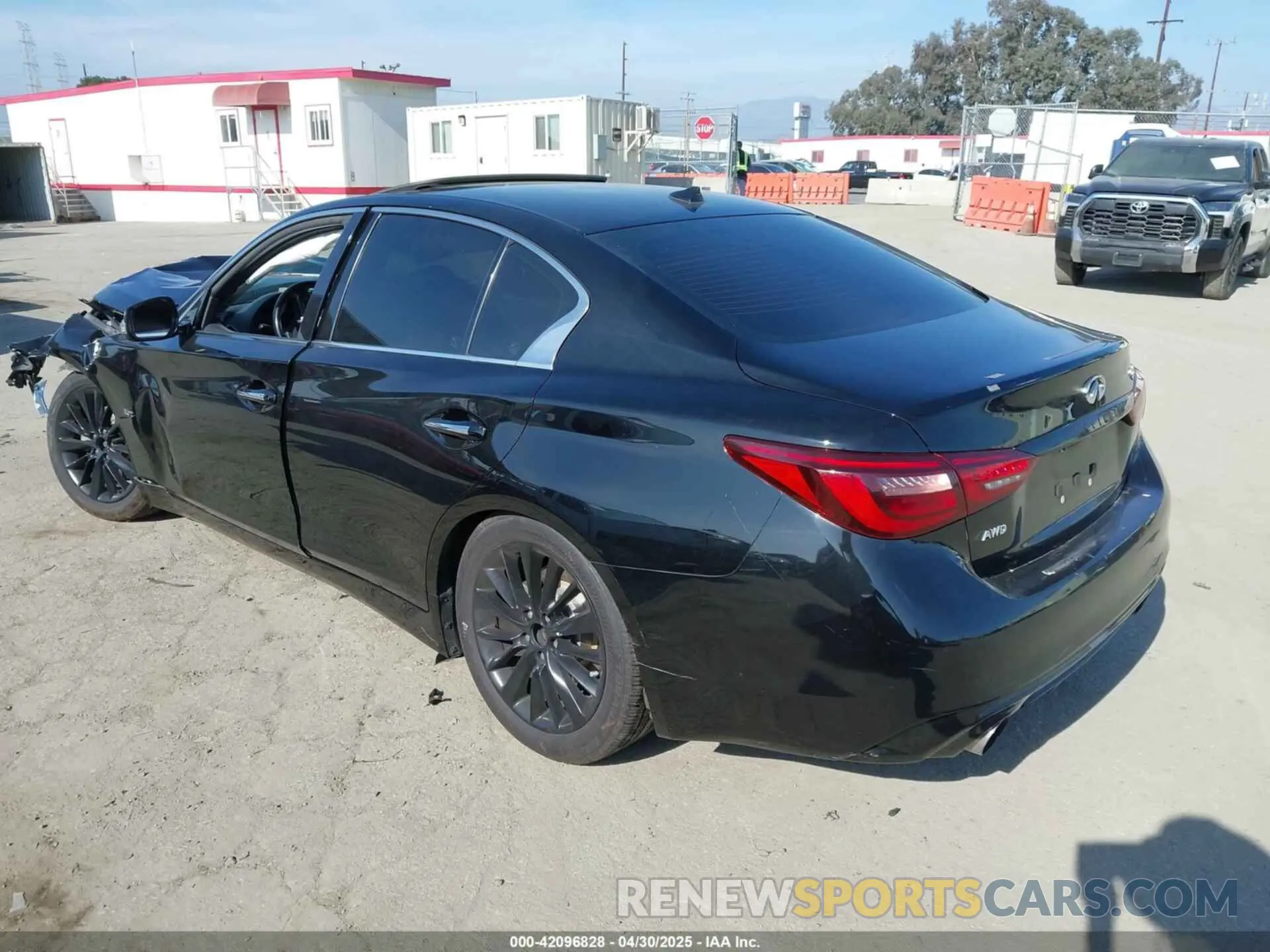 3 Фотография поврежденного автомобиля JN1EV7AR2LM255472 INFINITI Q50 2020