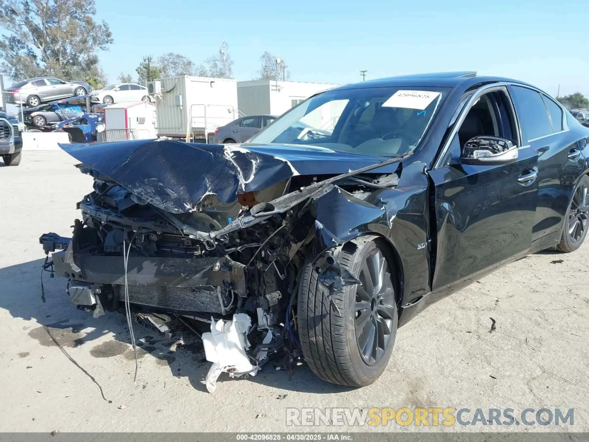 6 Фотография поврежденного автомобиля JN1EV7AR2LM255472 INFINITI Q50 2020