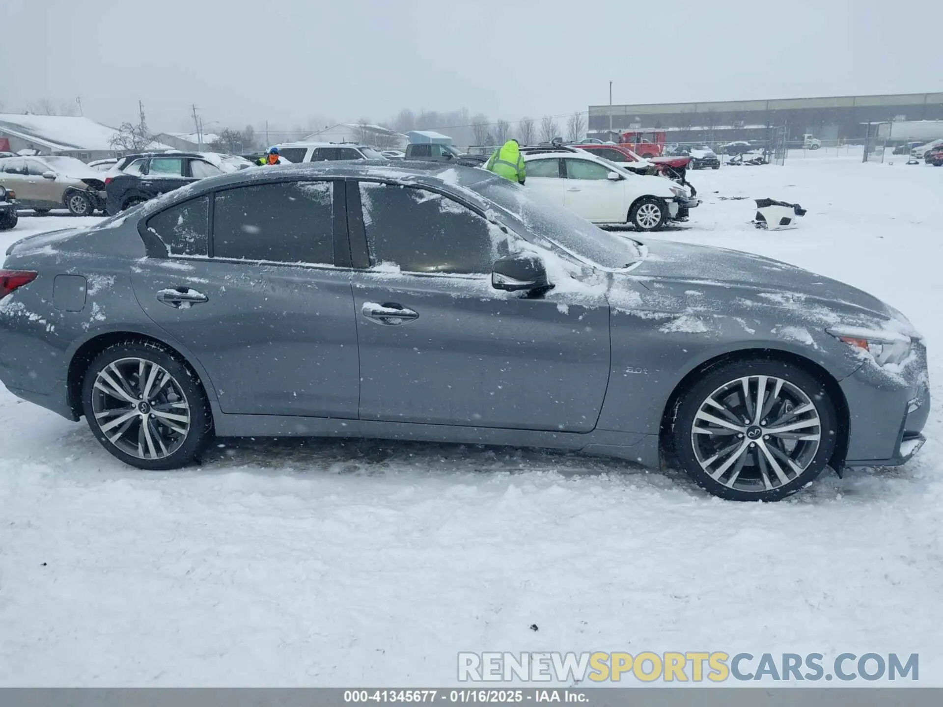 13 Photograph of a damaged car JN1EV7AR3LM250765 INFINITI Q50 2020