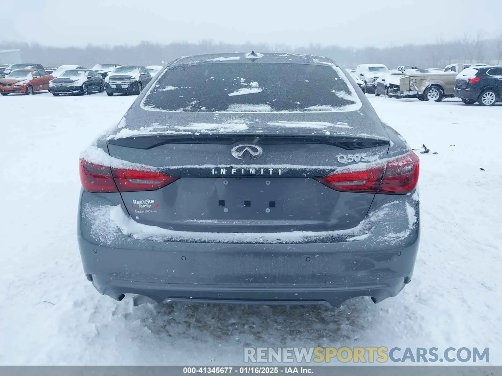 16 Photograph of a damaged car JN1EV7AR3LM250765 INFINITI Q50 2020
