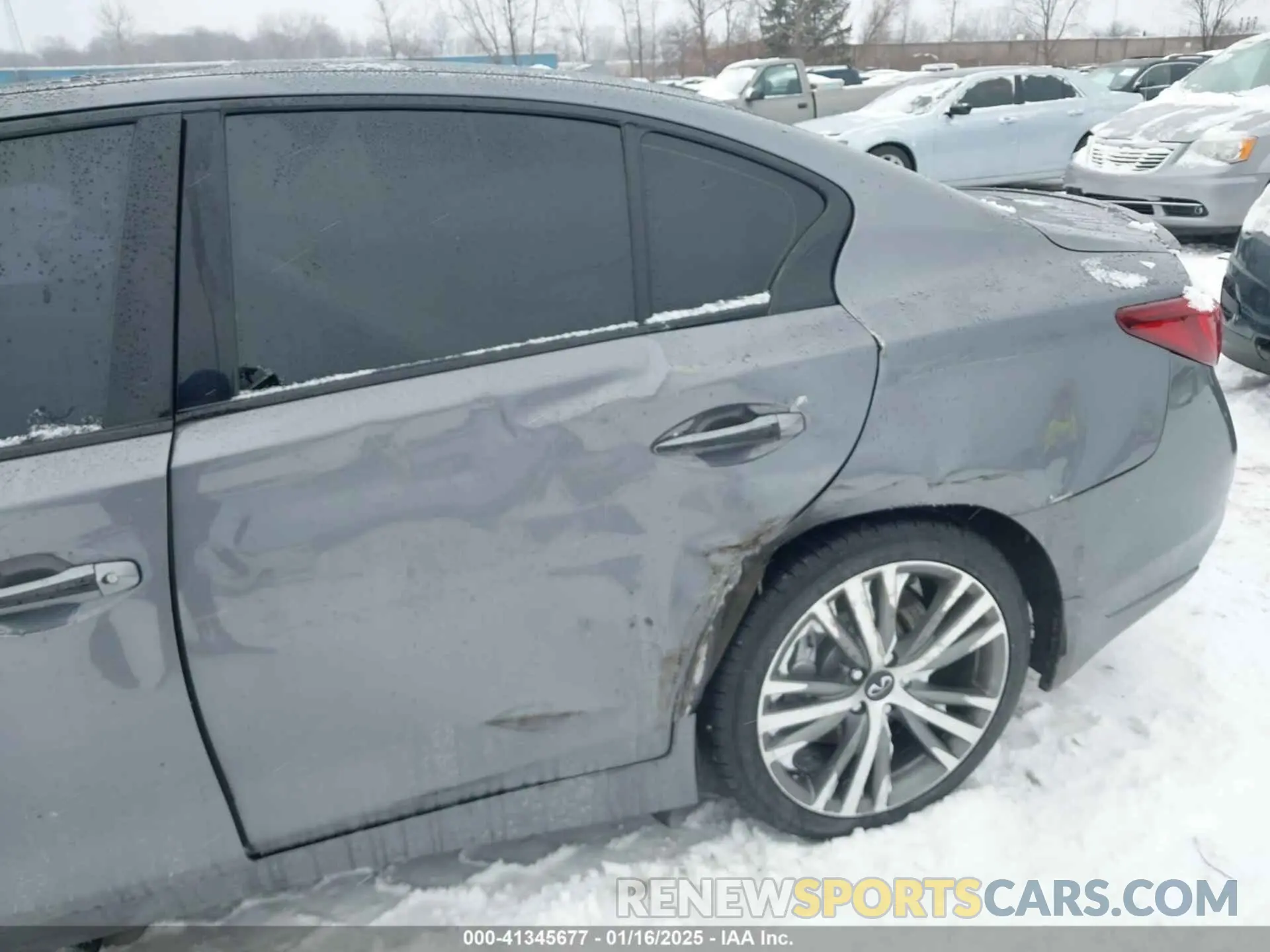 6 Photograph of a damaged car JN1EV7AR3LM250765 INFINITI Q50 2020