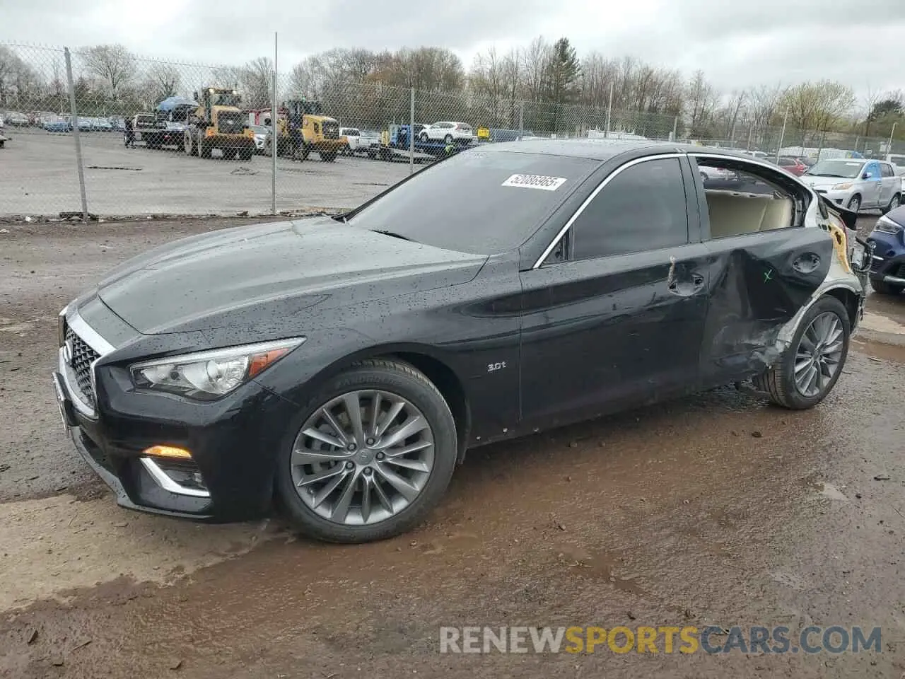 1 Photograph of a damaged car JN1EV7AR3LM252421 INFINITI Q50 2020