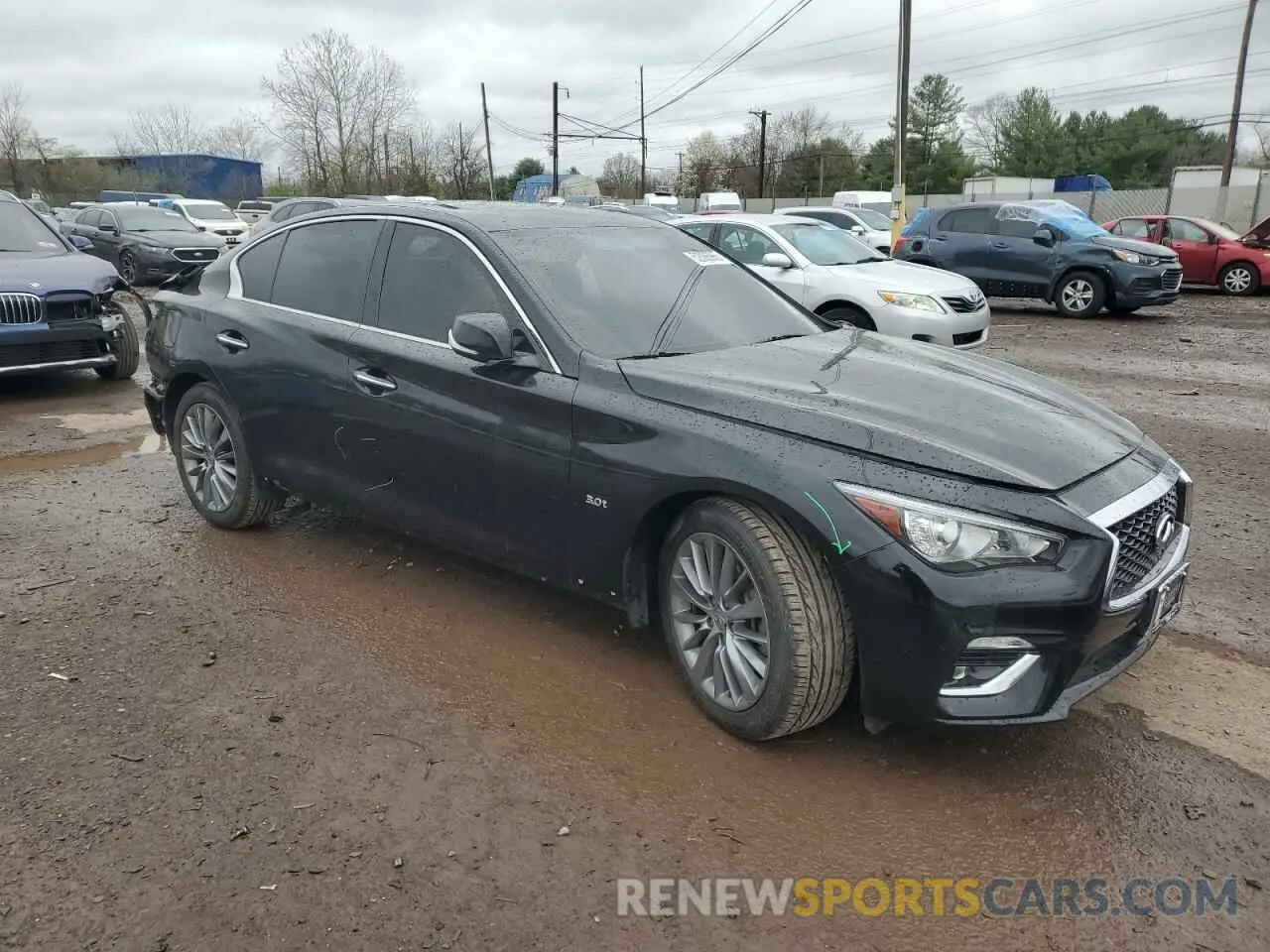 4 Photograph of a damaged car JN1EV7AR3LM252421 INFINITI Q50 2020
