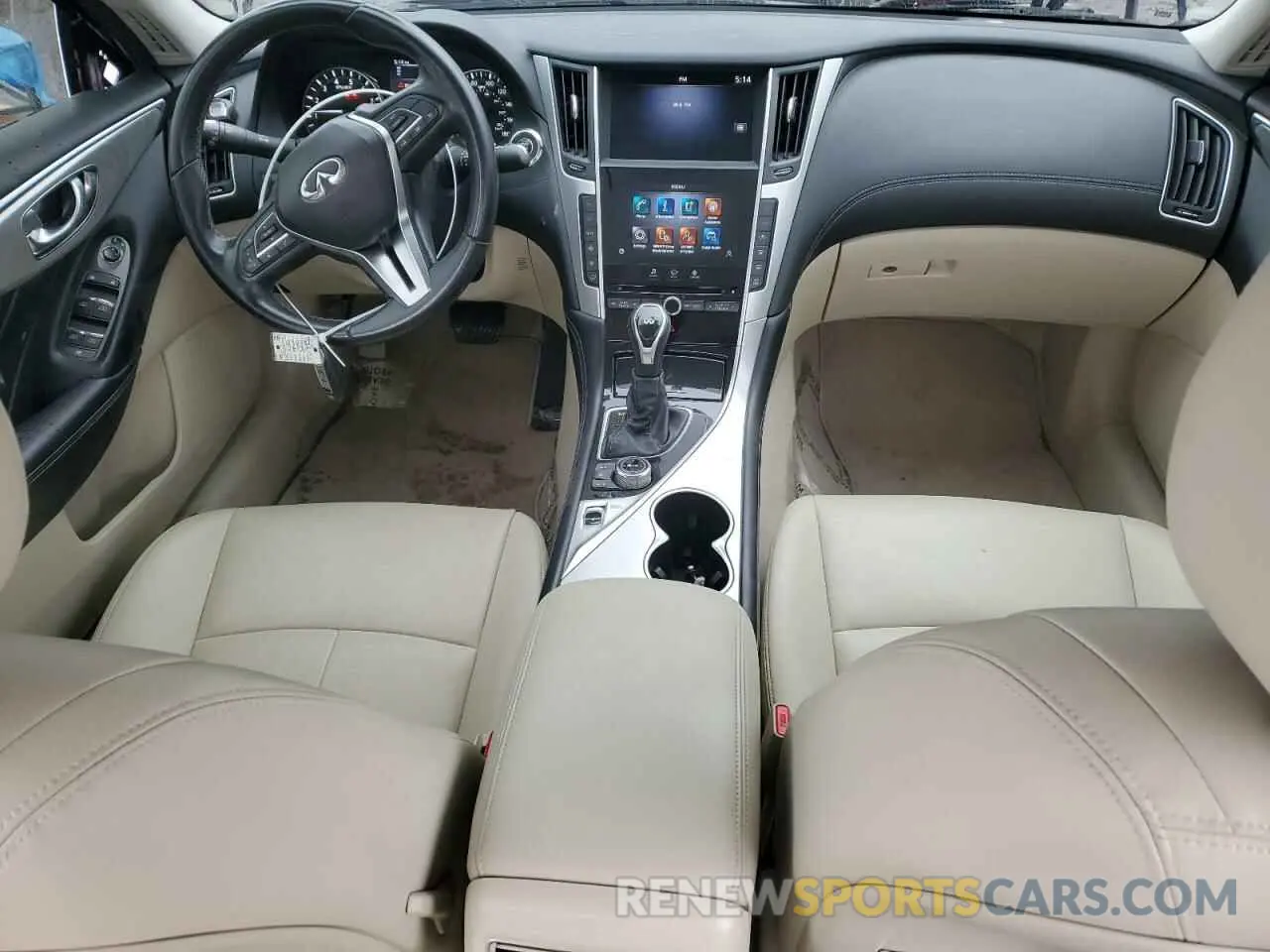 8 Photograph of a damaged car JN1EV7AR3LM252421 INFINITI Q50 2020