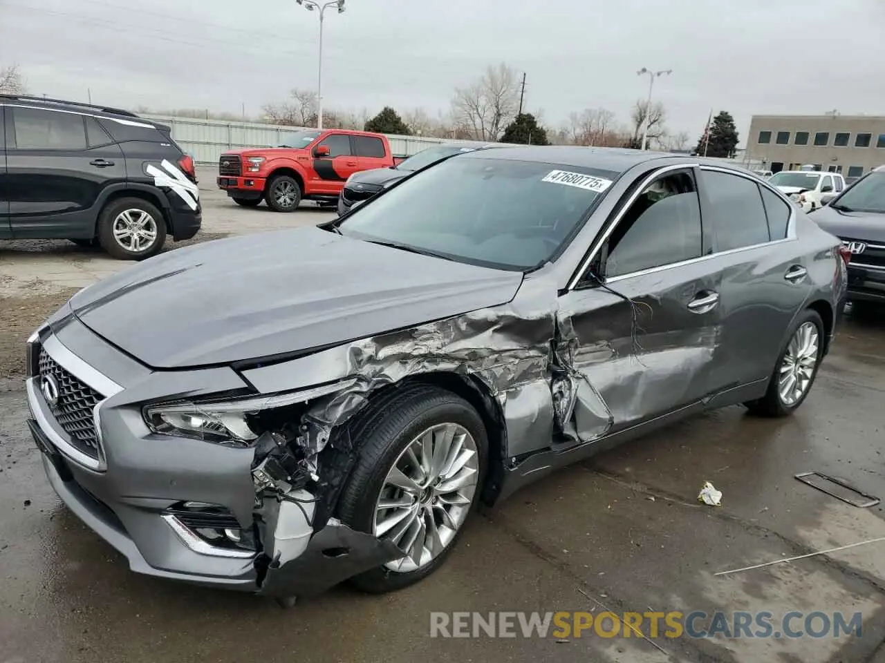 1 Фотография поврежденного автомобиля JN1EV7AR3LM255979 INFINITI Q50 2020